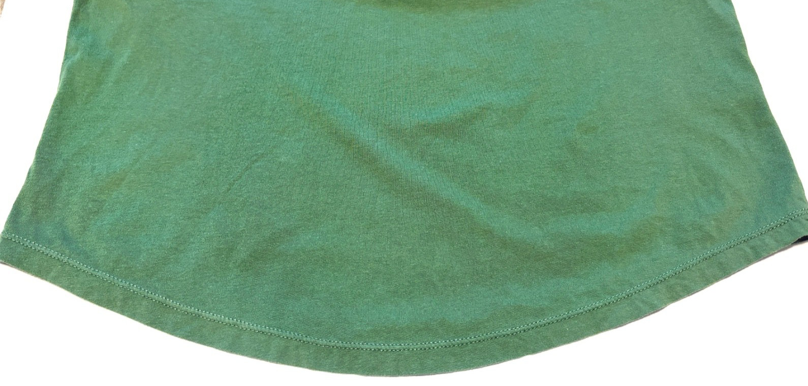 Maeve by Anthropologie Flutter Sleeve Preppy Casual Green Ruffle Blouse Sz M