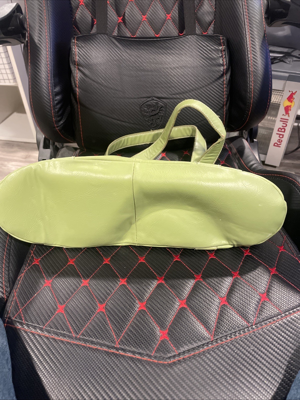Worthington Vibrant Green PVC Faux Leather Handbag Purse