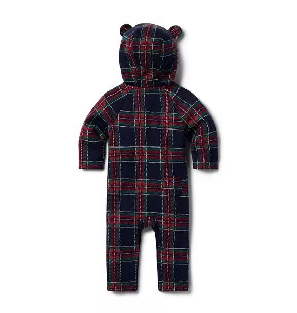 JANIE AND JACK Snow Cub Tan Cable Knit Romper Set Size 0/0-3Month
