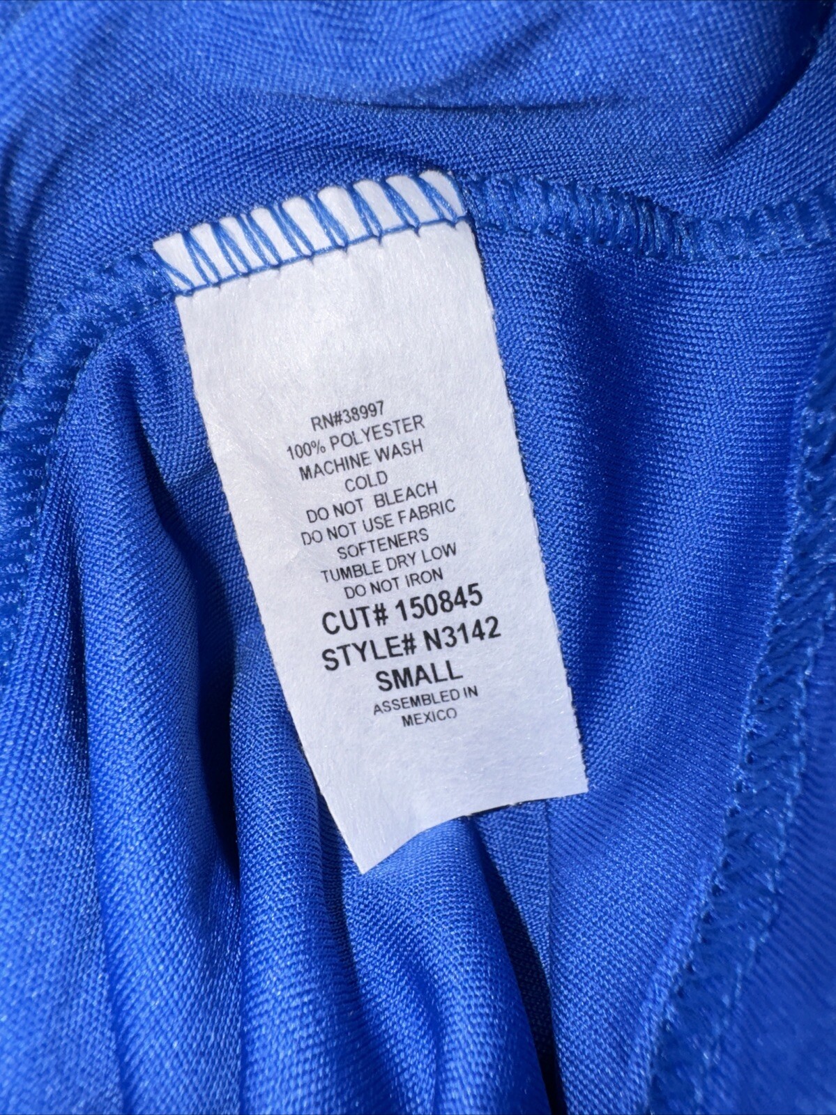 A4 N3142 Adult Short Sleeve DriFit Performance Shirt 5 medium Royal Blue New