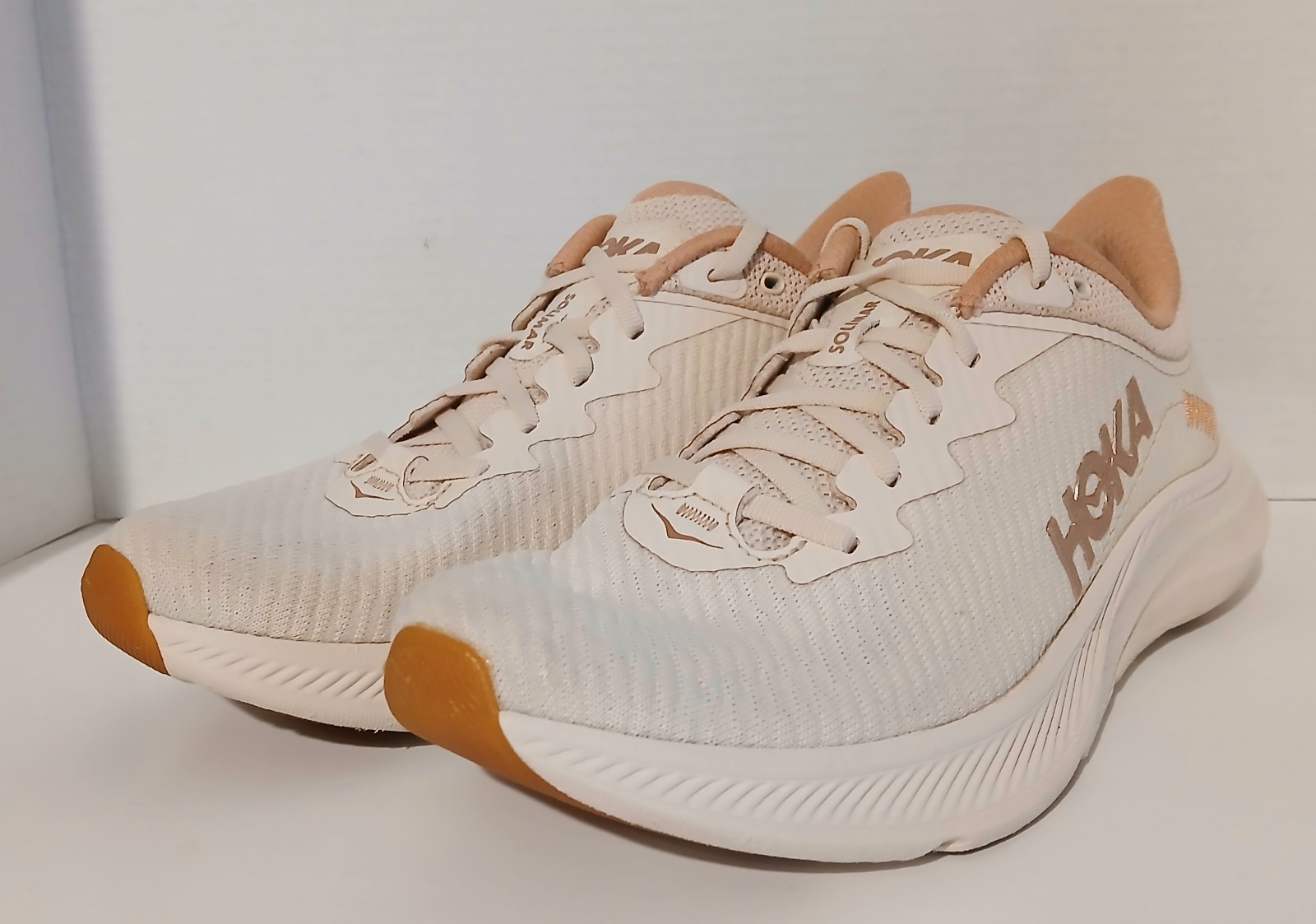 HOKA One One Solimar Running Shoes Vanilla Sandstone 1123074 VND Men’s 11 B