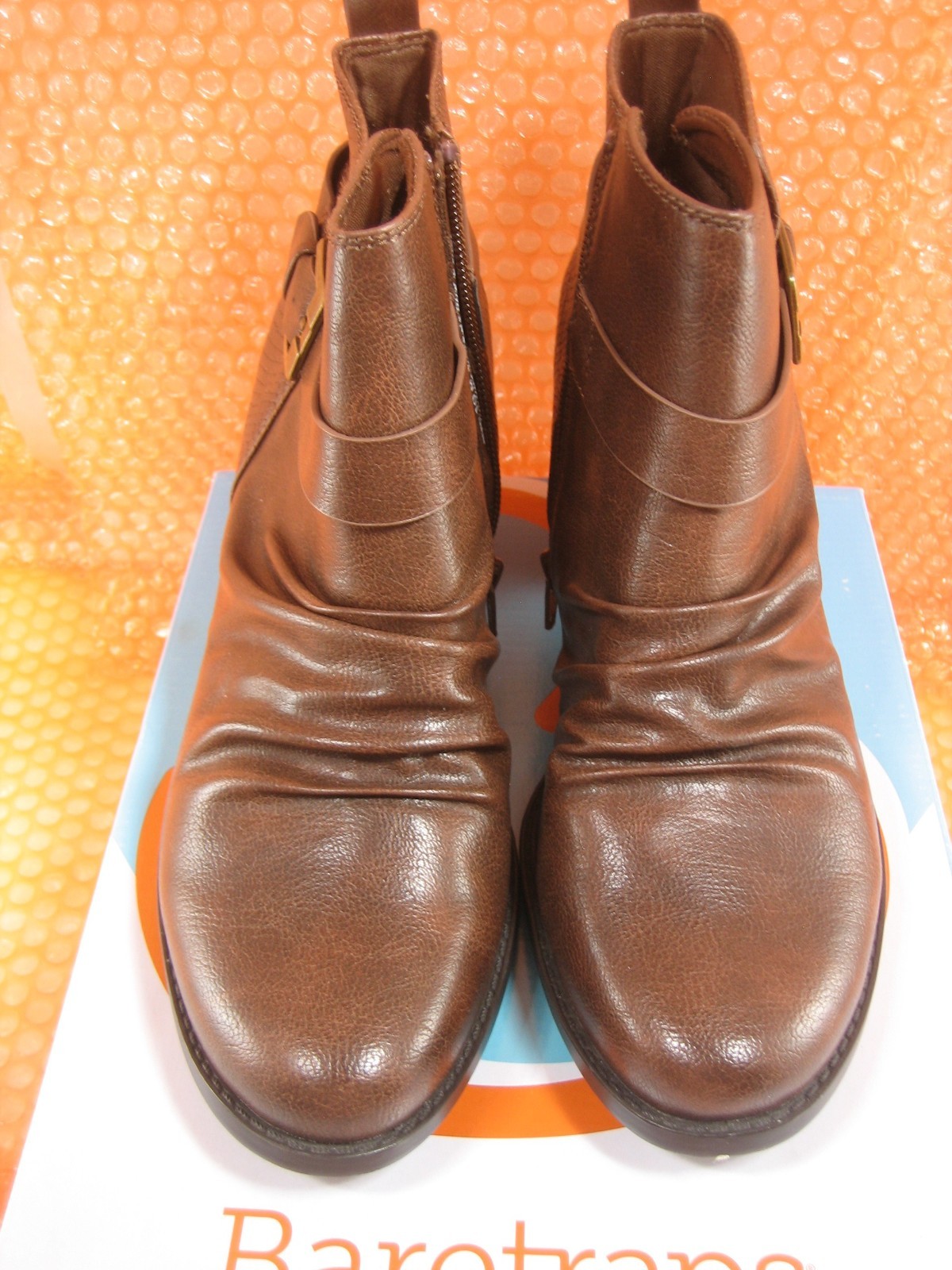 BARETRAPS Rebel Dark Brown Dress Side Zipper Womens Ankle Boot 10M