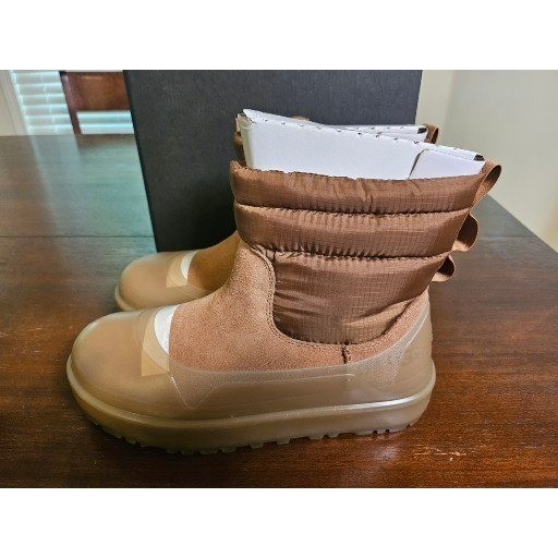 UGG Classic Mini Regenerate Boots Men 8 Women 9.5 Chestnut Brown 3M Thinsulate