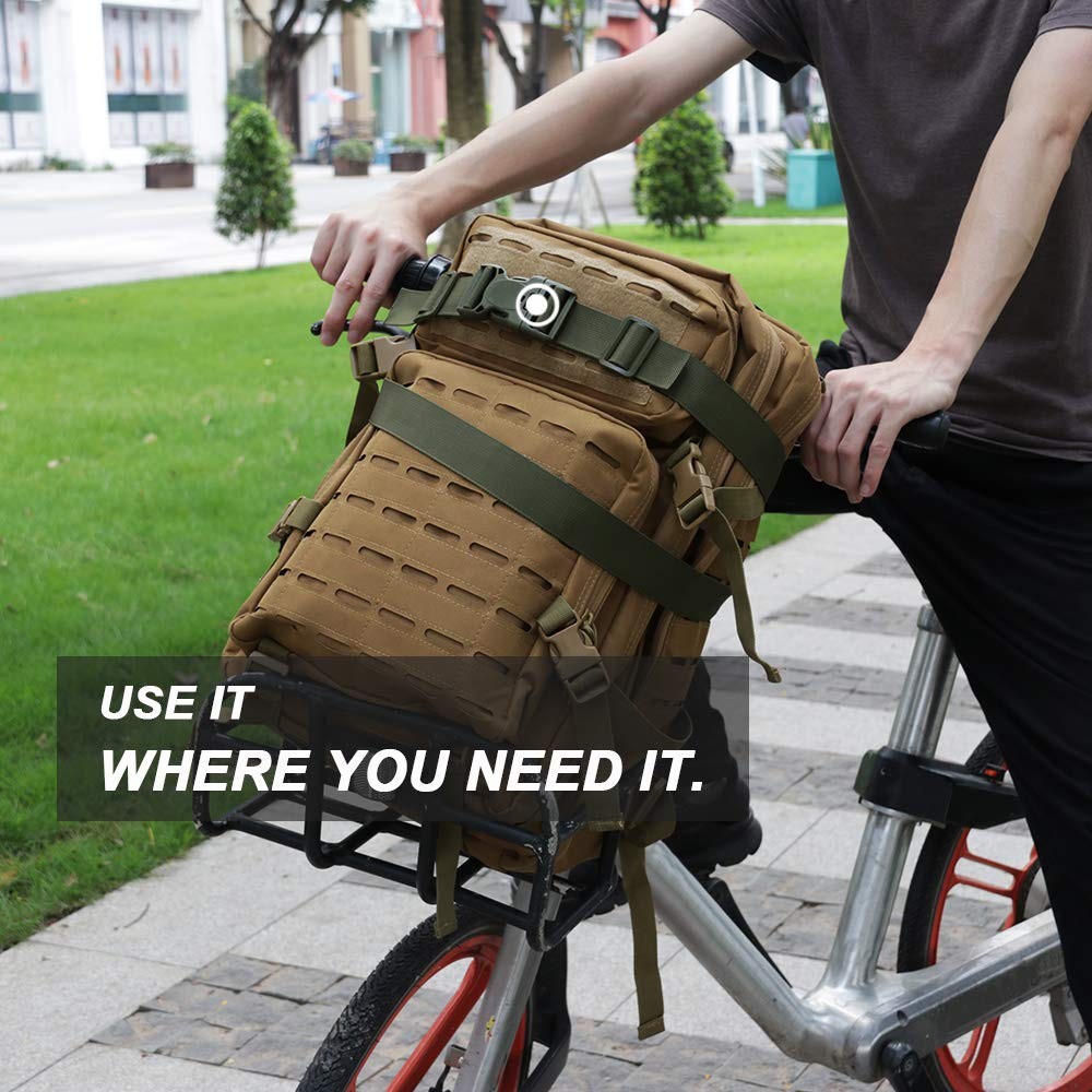 4Pack 38″ Adjustable Nylon Utility Straps w/ Quick-Release Buckle for Moving