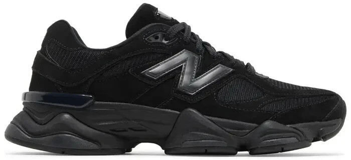 New Balance 9060 Big Kid ‘Triple Black Suede’-GC9060BB