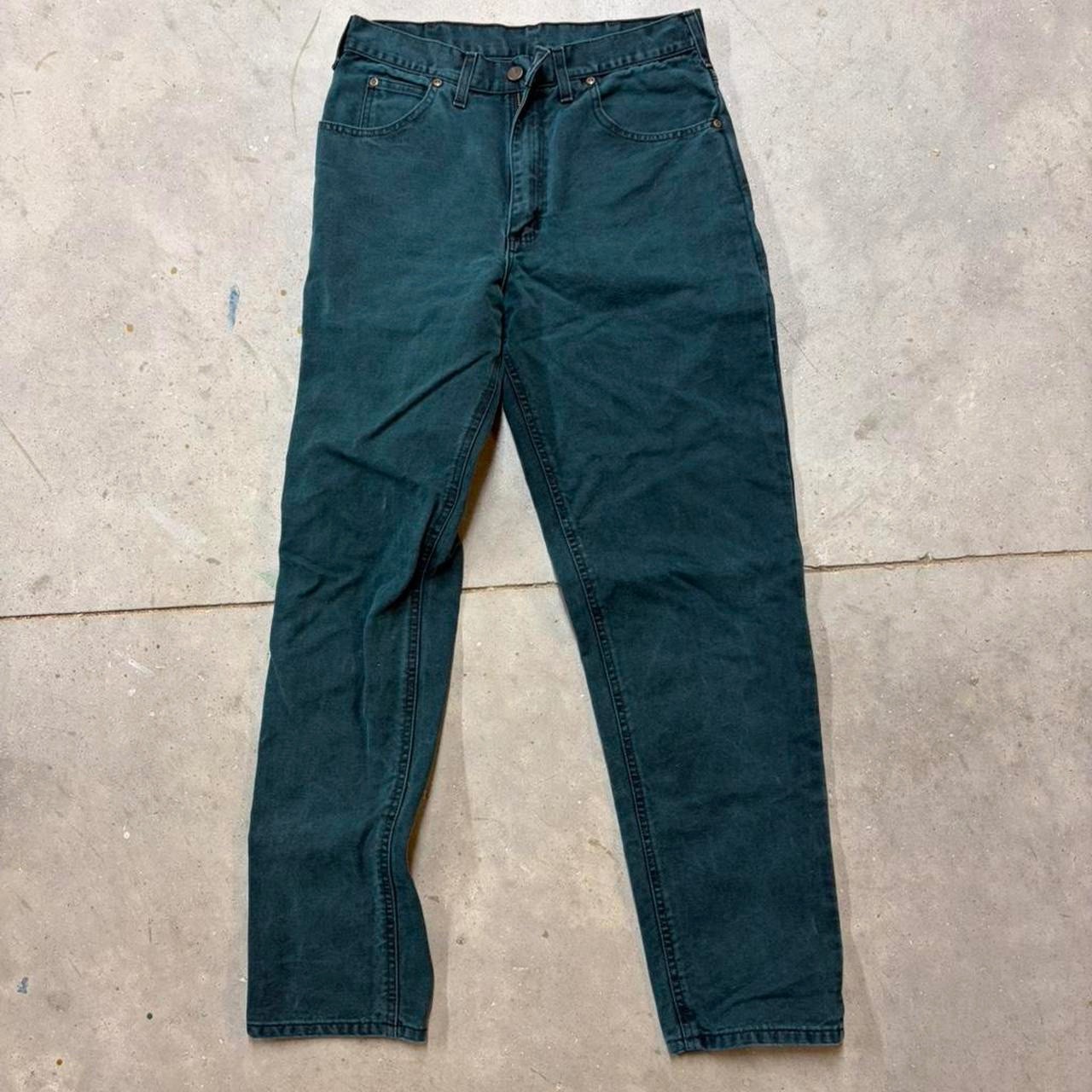 Carhartt 1993 Green Aquamarine Pants 32 X 32 US MADE
