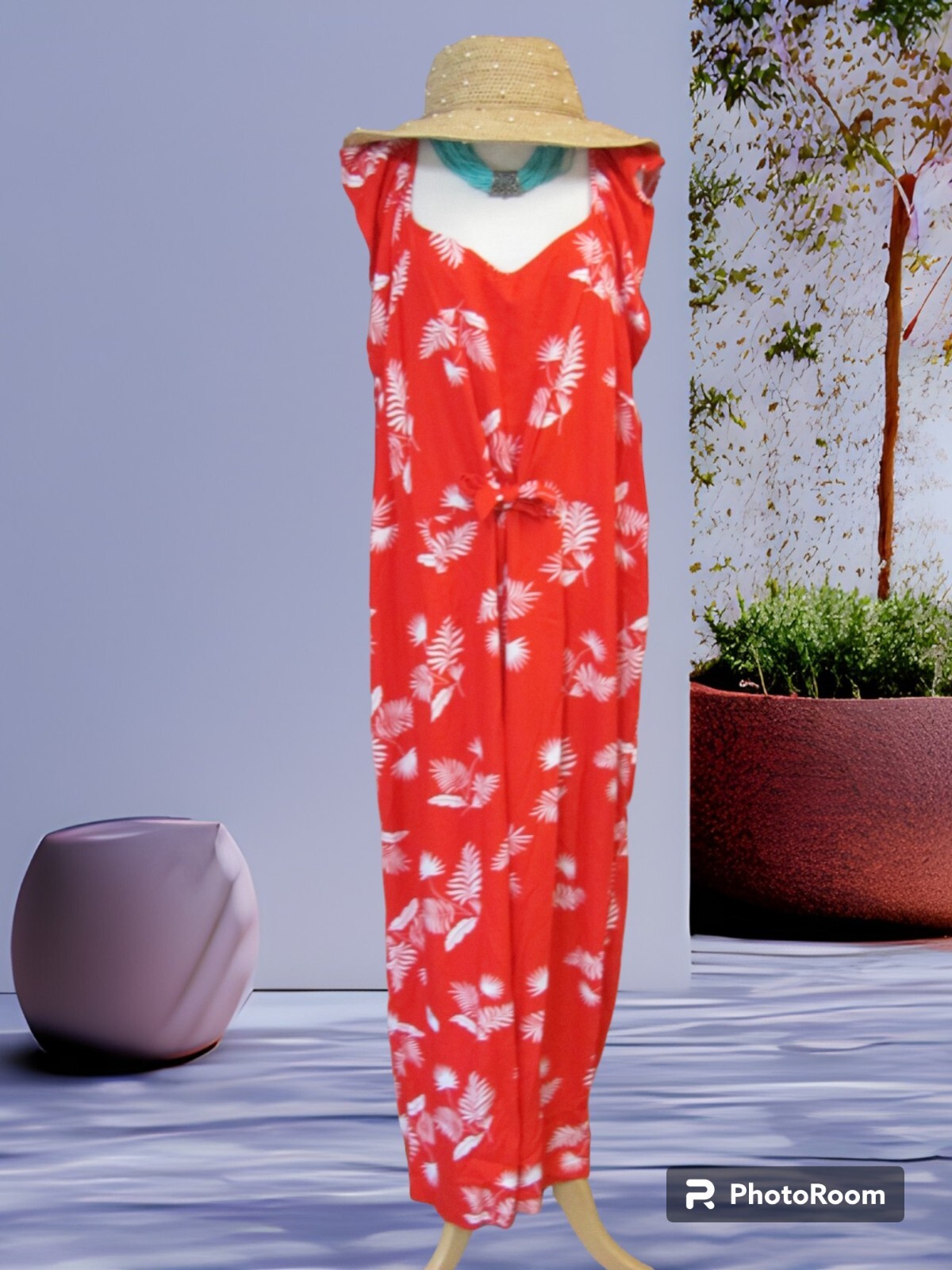 ST JOHNS BAY PLUS SIZE LADIES JUMPSUIT SIZE 2X NEW WITH TAGS PIT TO PIT 24 IN RA