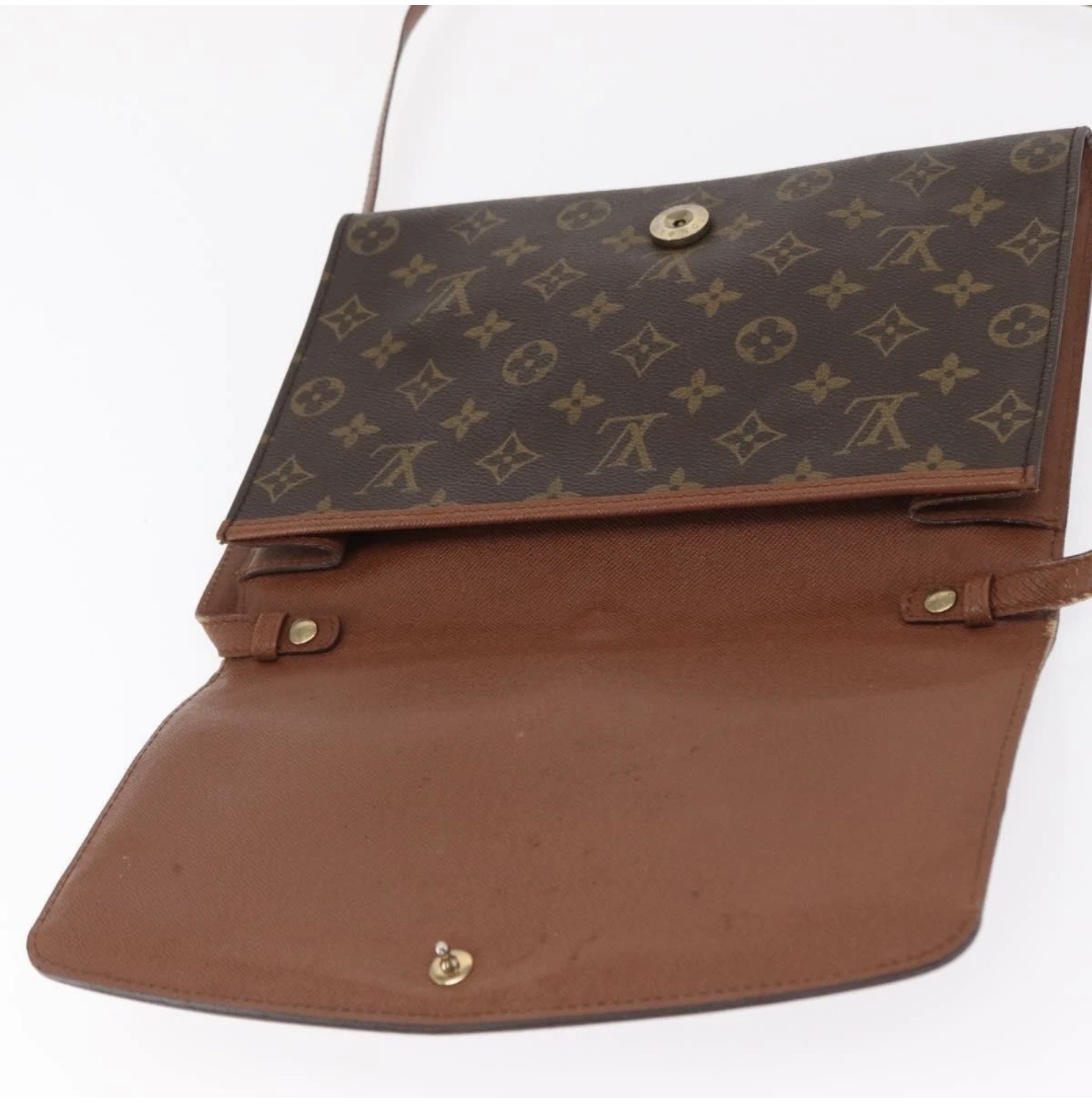LOUIS VUITTON Monogram Bordeaux Shoulder Bag with COA Preloved Good 👜