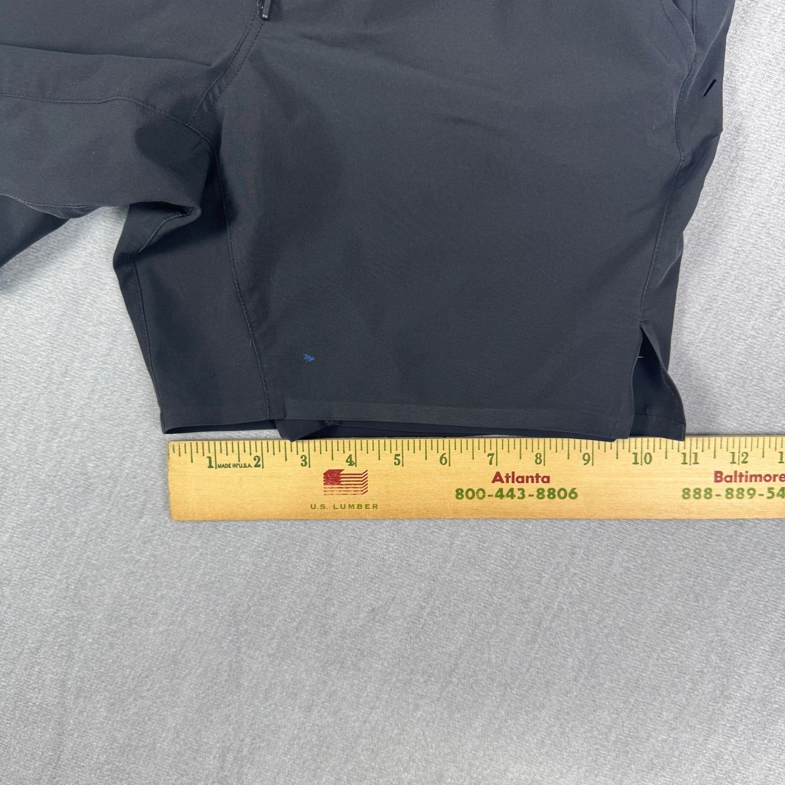 Ten Thousand The Interval Short Mens Small 7 Inch Black Lined Training Shorts