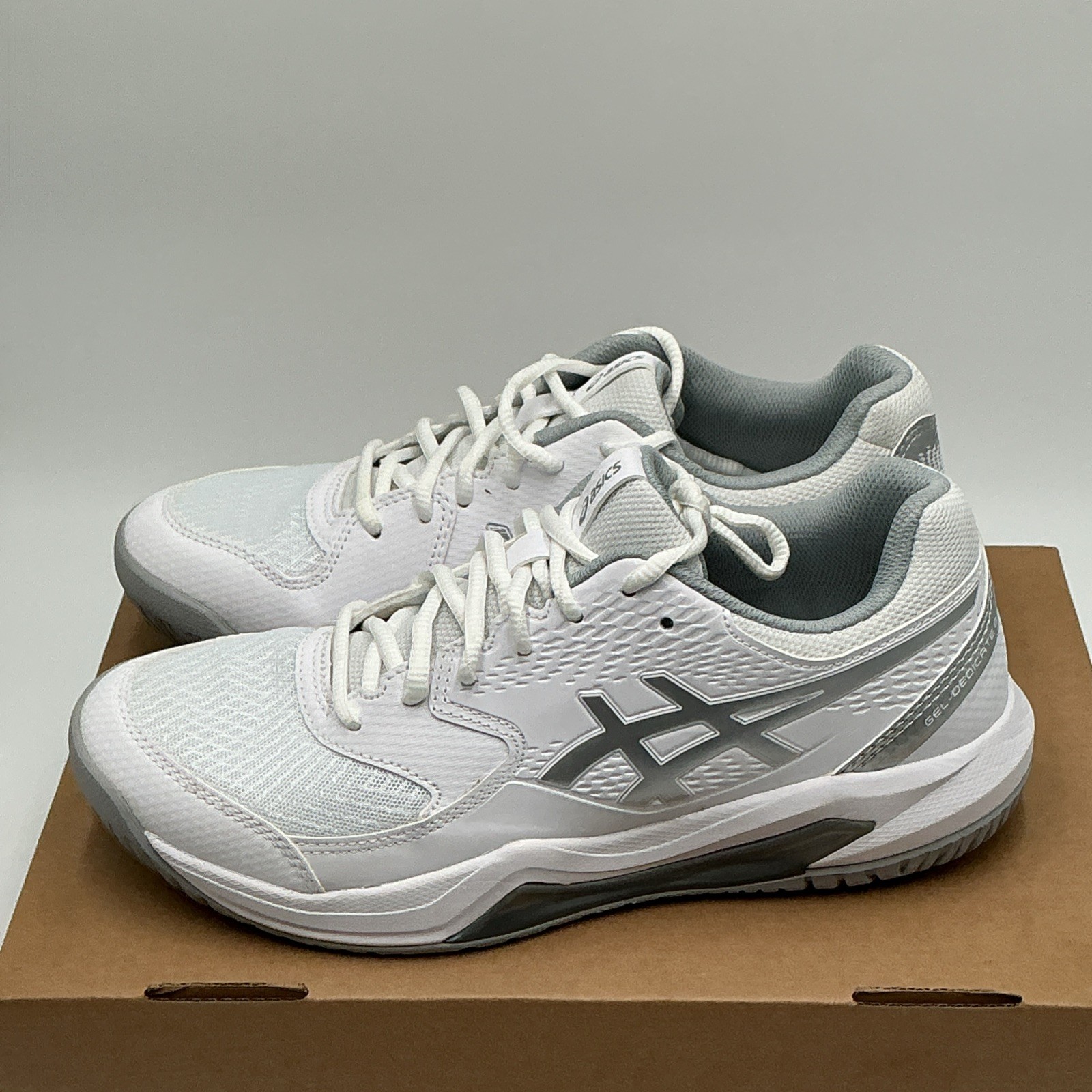 Asics Gel-Dedicate 8 1042A237-101 Sneakers Women’s 8 White Tennis Shoes Ebay2955