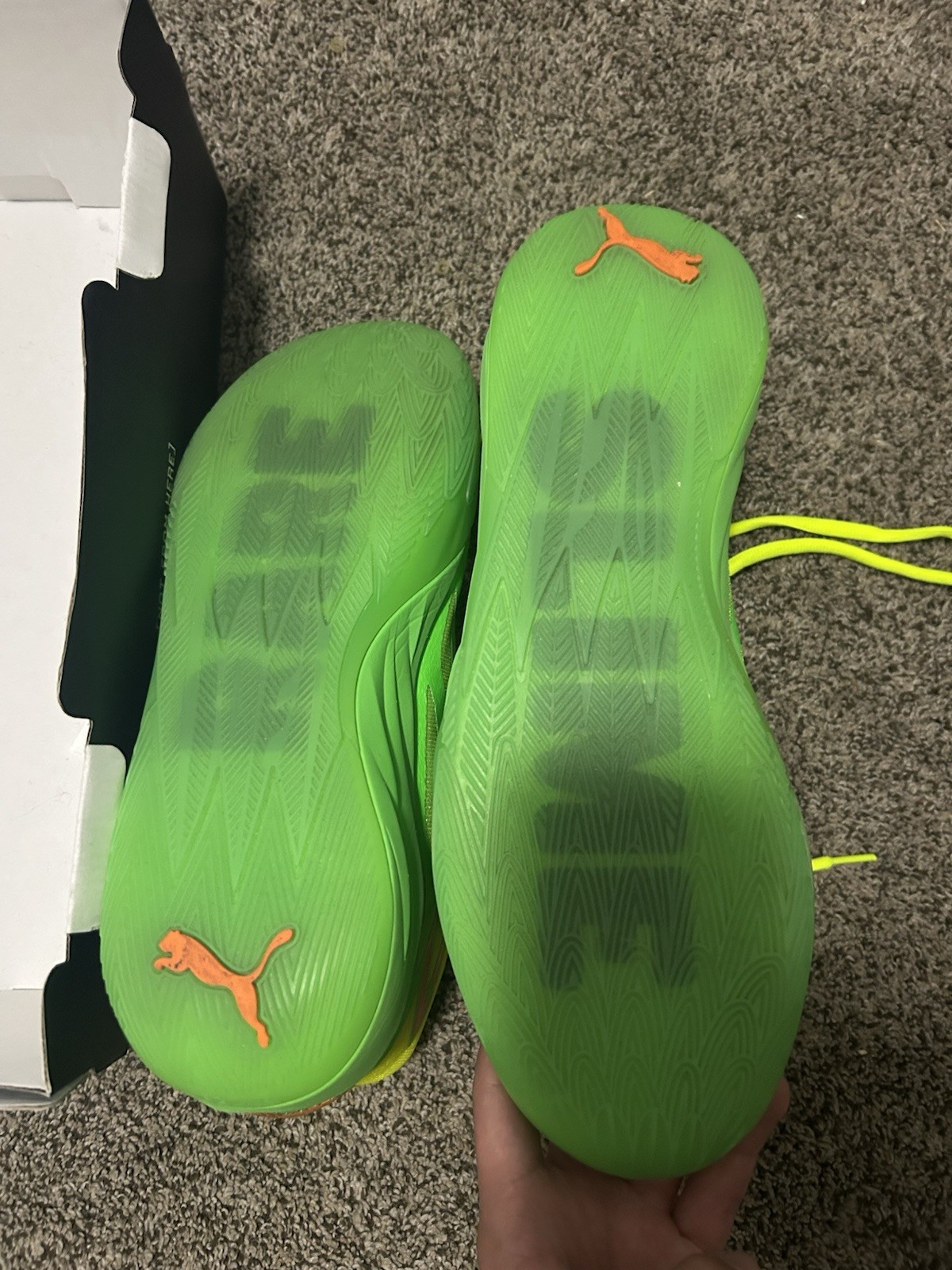 PUMA MB.02 LaMelo Ball Slime Green Size 14 Men’s Basketball Shoes 377584 01