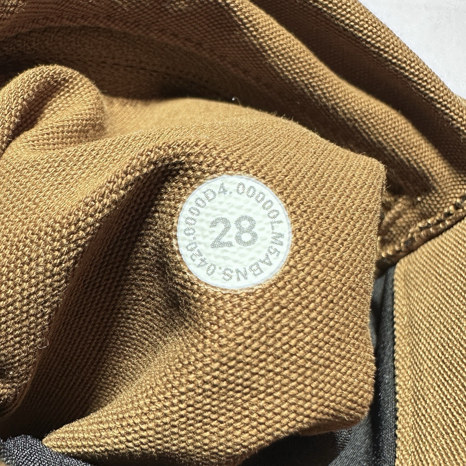 Lululemon ABC Slim Utilitech Pants Mens 28×30 Burnt Caramel Stretch Jean Active