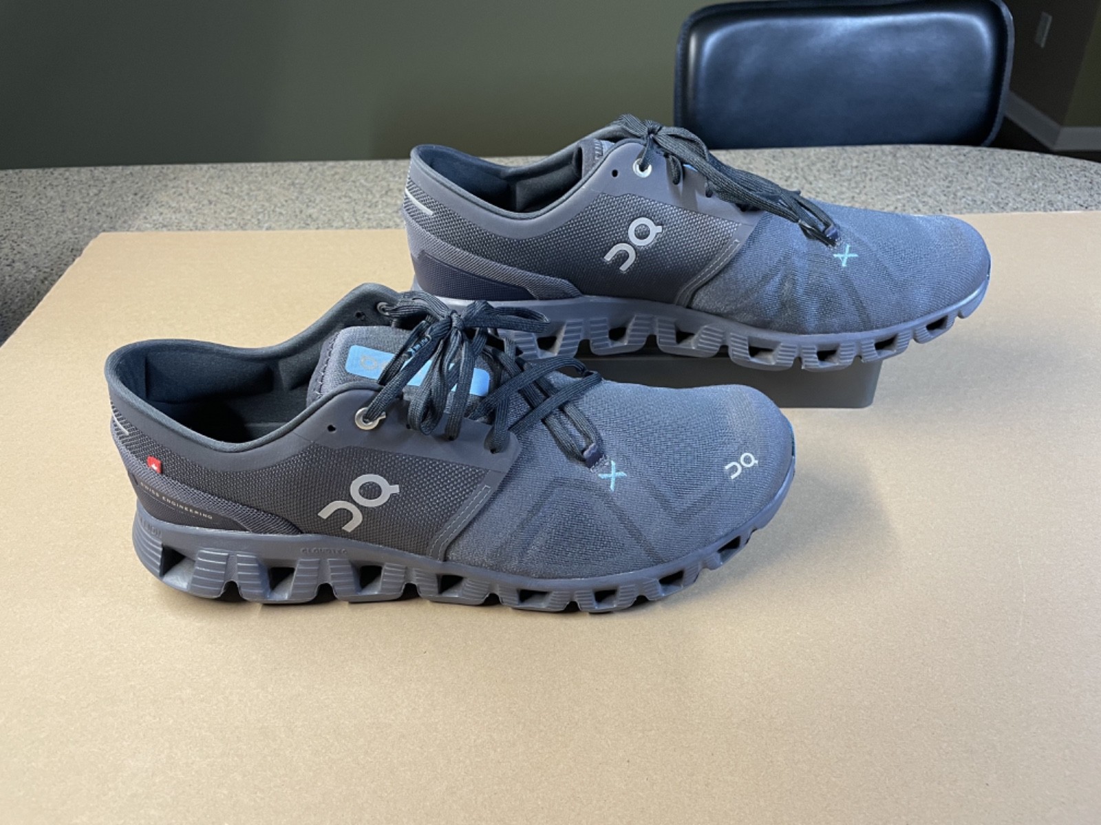 On Cloud X CloudX Black/Grey, Men’s US M11.5