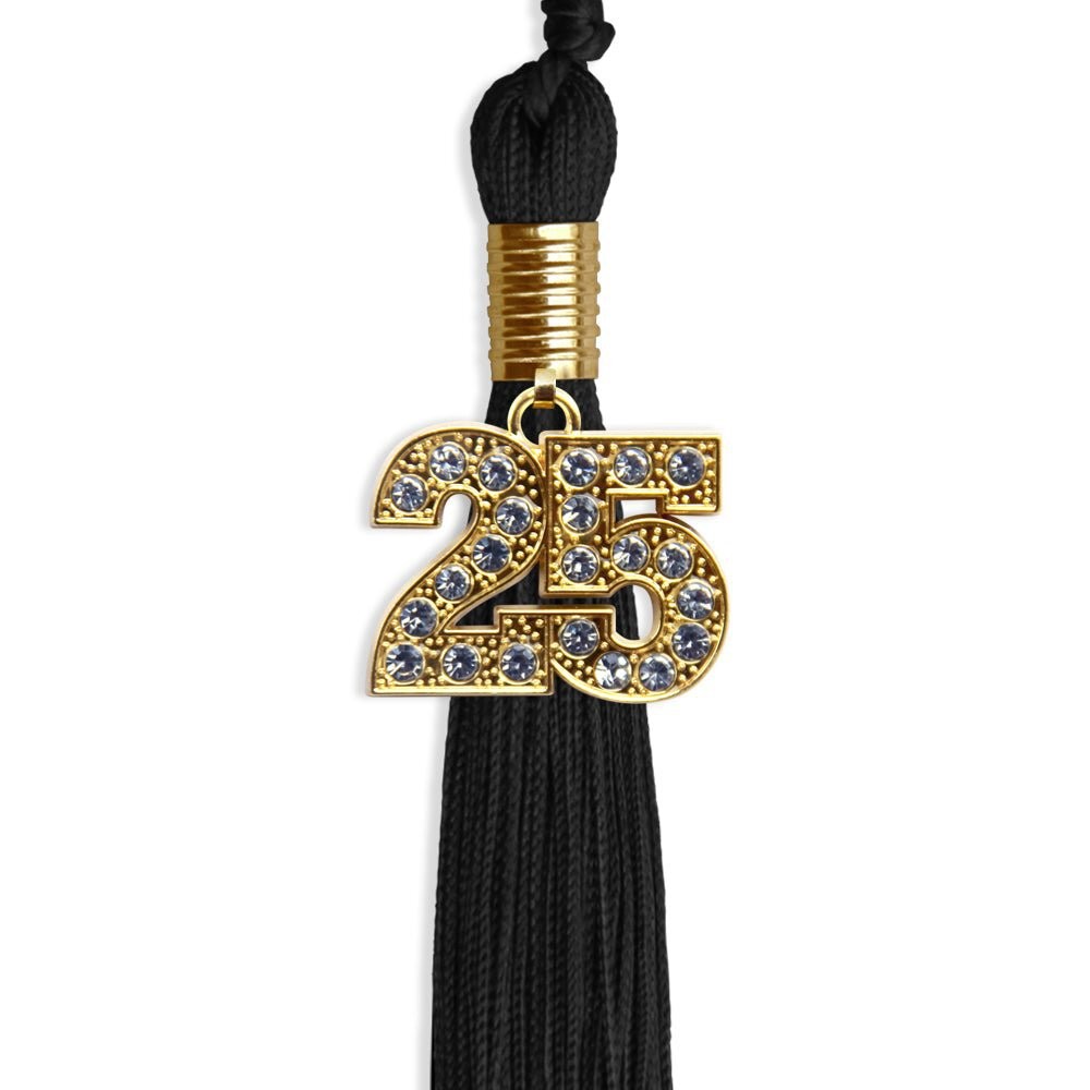 Endea Graduation Black Tassel With Gold Date Drop