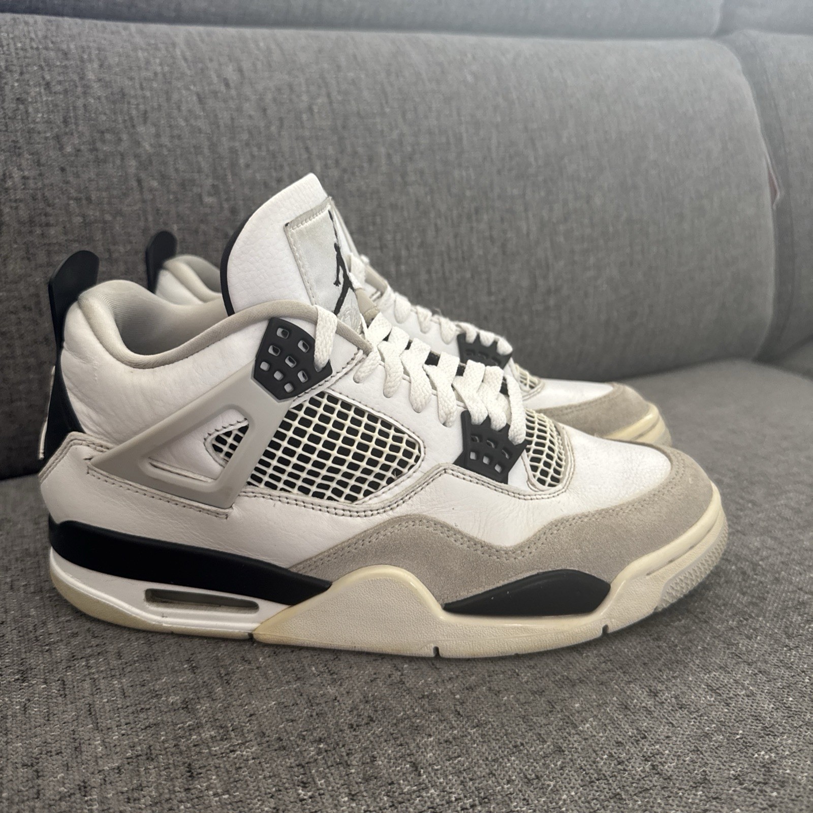 Jordan Air Jordan 4 Retro Military Black White/Black/Neutral Grey DH6927-111