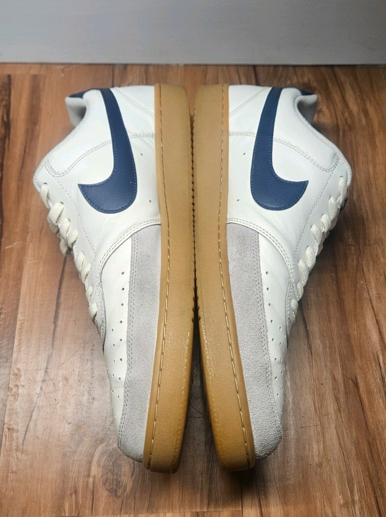 Nike Court Vision Low Sail Midnight Navy Gum Size 13