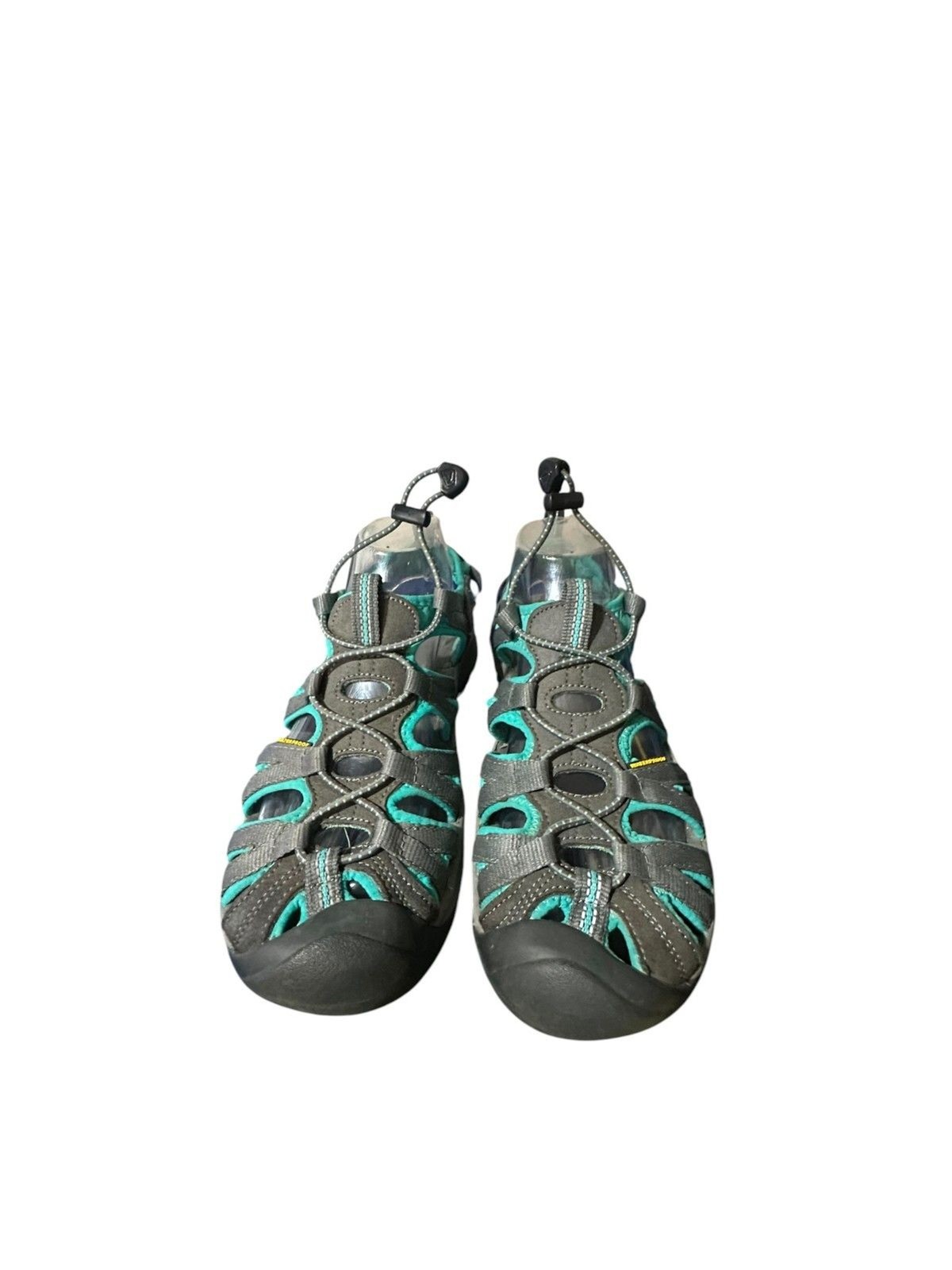 KEEN Whisper Womens Size 8 Dark Shadow Aqua Blue/ Gray Athletic Hiking Sandals