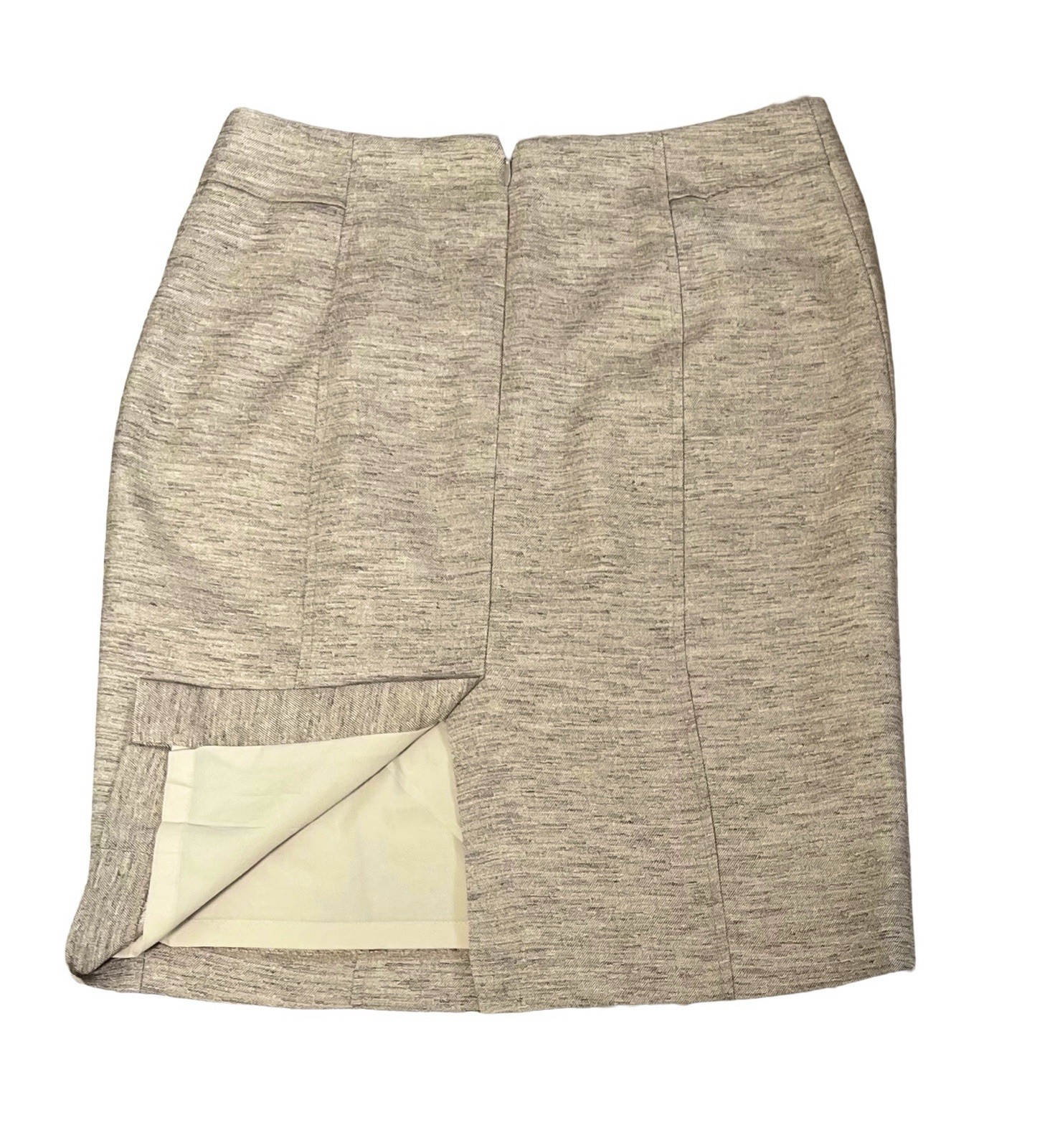 Anne Klein Women’s Rayon Poly Tweed 2 PC Skirt Suit Tan Size 2