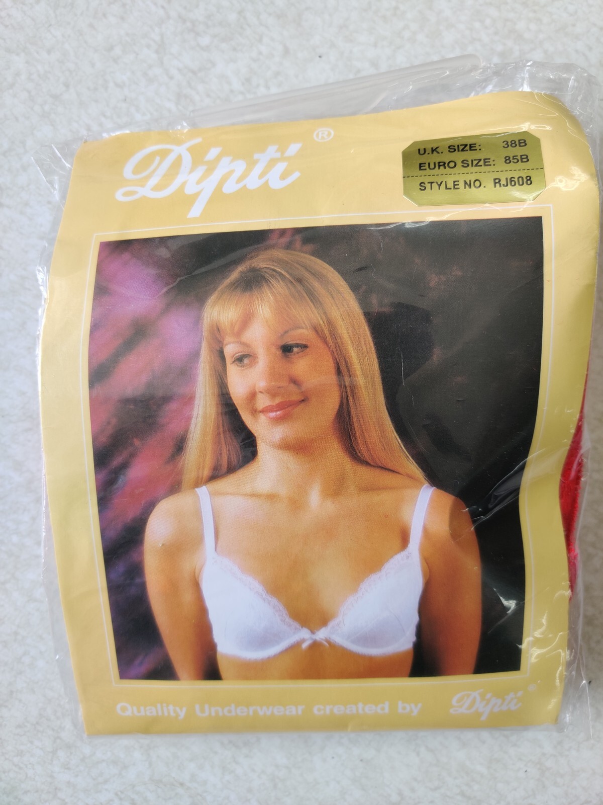 dipti RJ608 lace padded,push up bra,with removable pads in black white red,