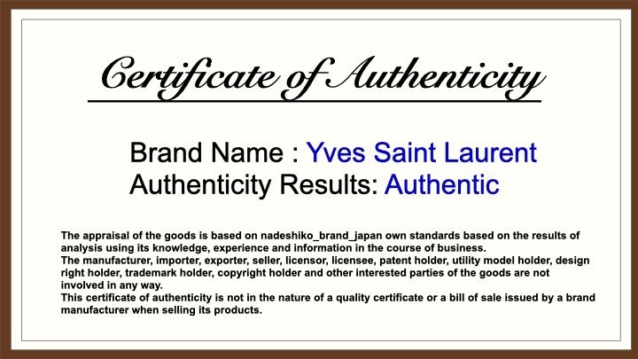 Yves Saint Laurent Hand Tote Stitch Bag Leather Brown Vintage YSL Auth #1196