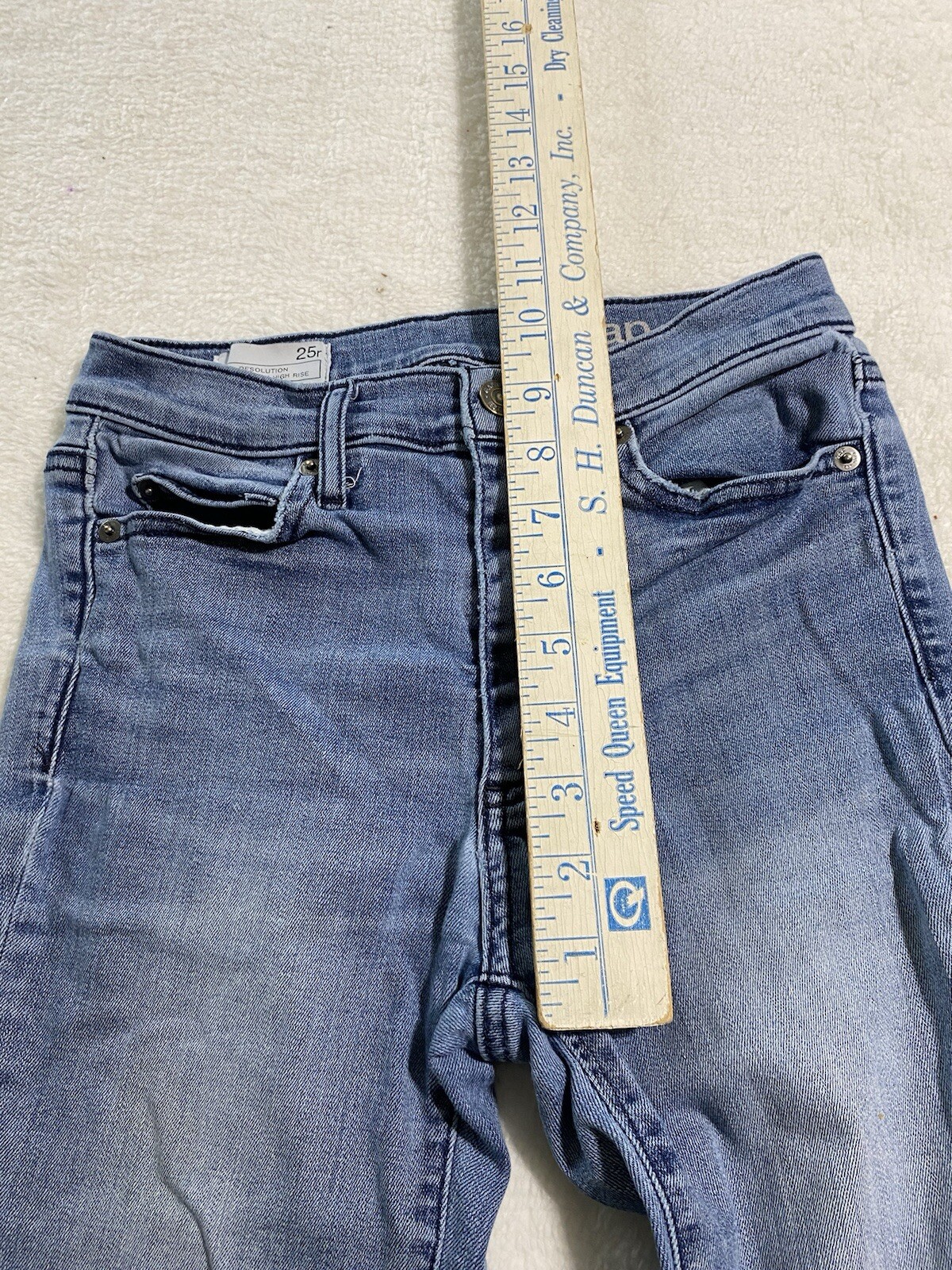 Gap Resolution True Skinny High Rise Jeans Blue 25r 0