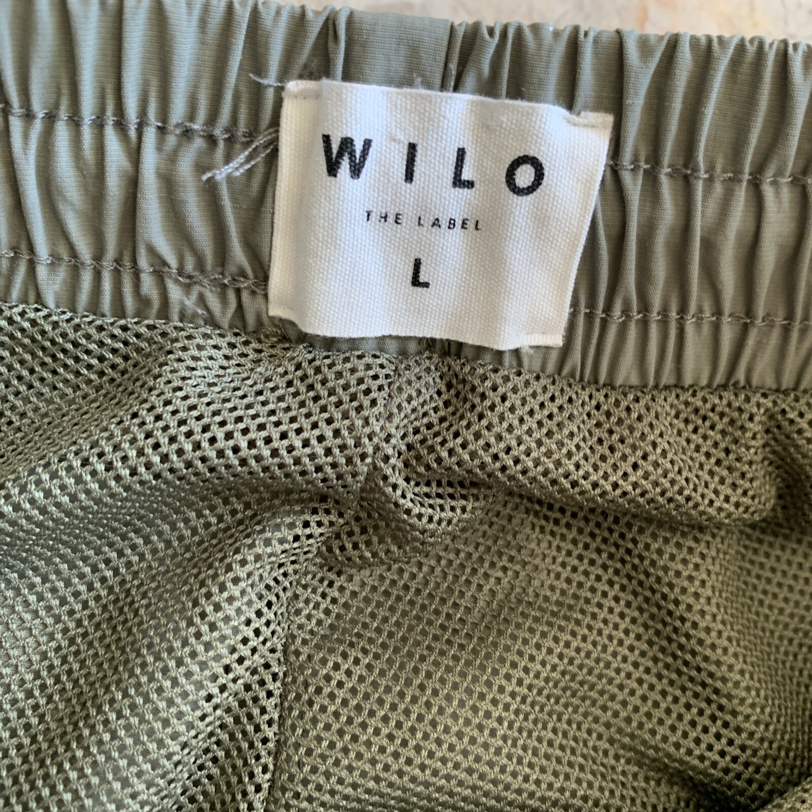 Wilo The Label Anthropologie Women’s Parachute Pants Joggers 90’s Green Large L