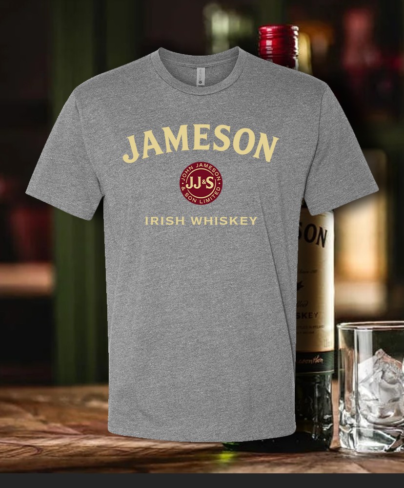 Jameson Irish Whiskey shirt Adult to Youth S-6XL! Fast Ship!