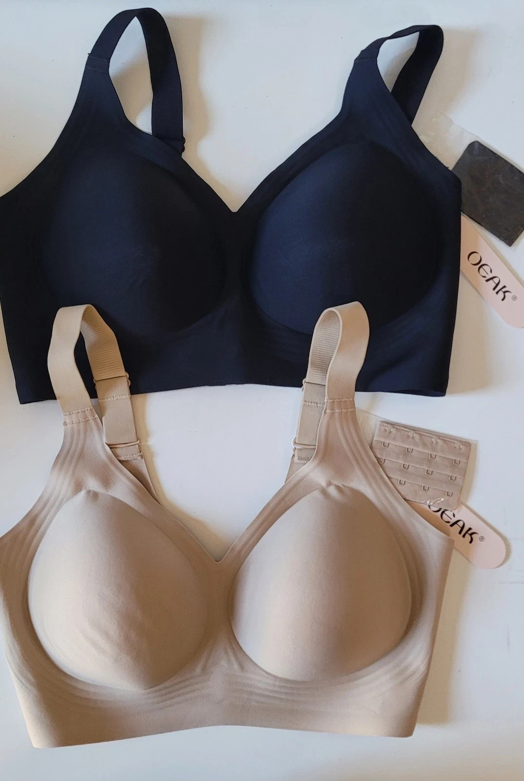 OEAK Women’s Wireless Jelly Bra, Medium, (10)