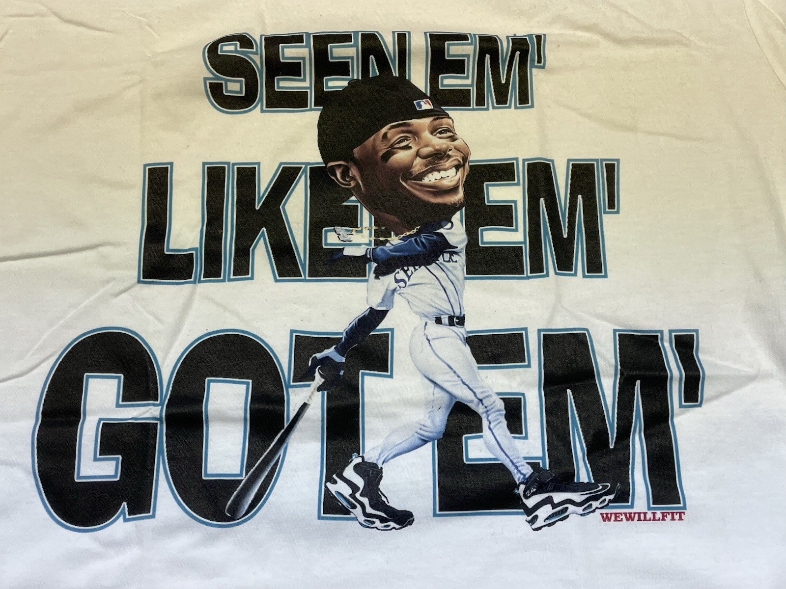 Griffey Jr Tee Shirt New Without Tags Adult Child (See Photos For Details)