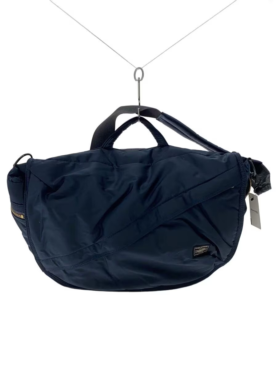 PORTER Shoulder Bag Nylon NVY Solid 376 16895