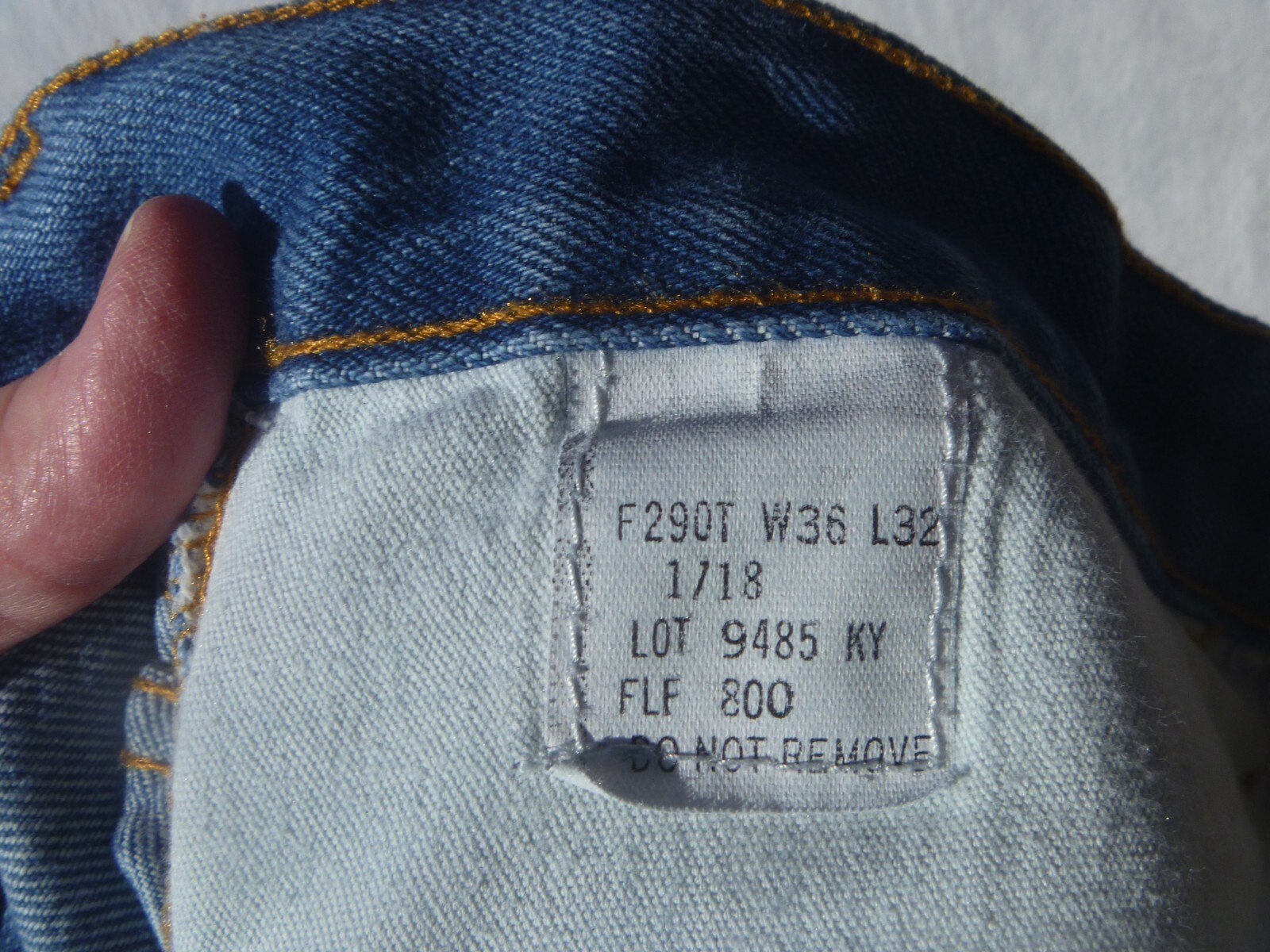 Tyndale FR Jeans Mens 36×32 Flame Resistant Relaxed F290T Blue Denim Made in USA
