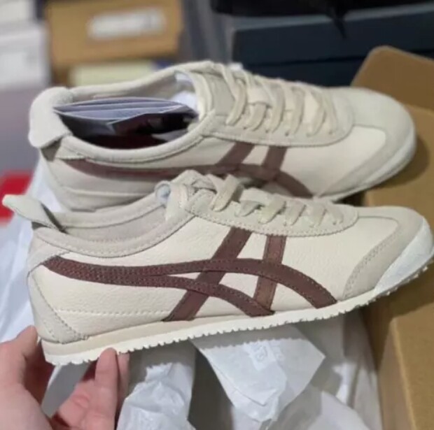 Mexico 66 Birch/Brown Unisex Excellent Traction Sneakers