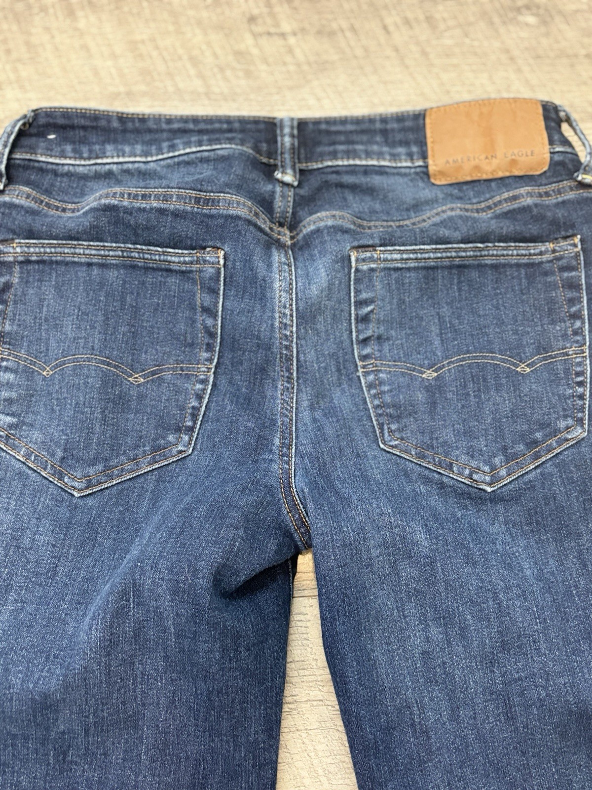 American Eagle AirFlex+ Men’s Blue Dark Wash Slim Jeans Stretch
