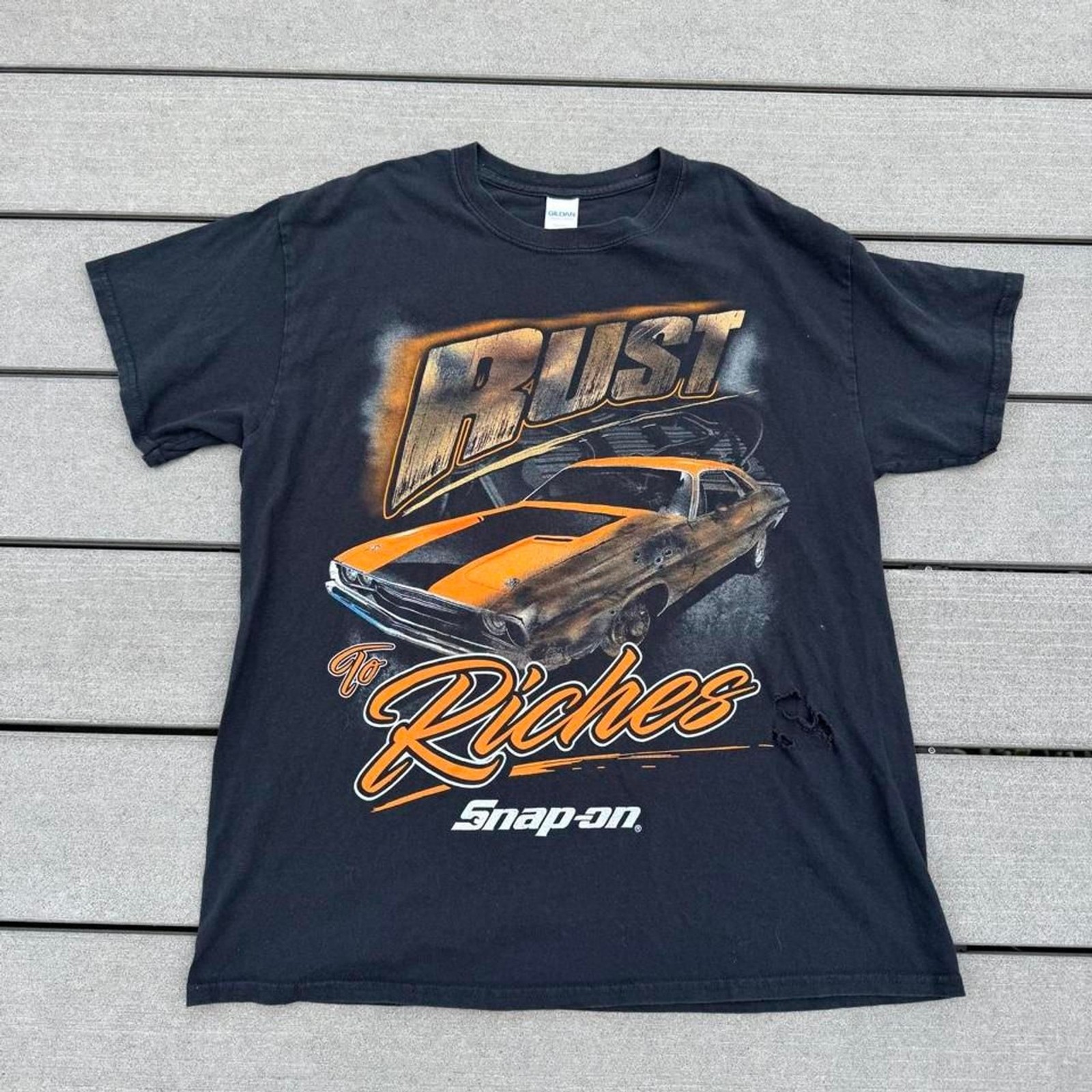 Snap-on Men’s Black T-shirt