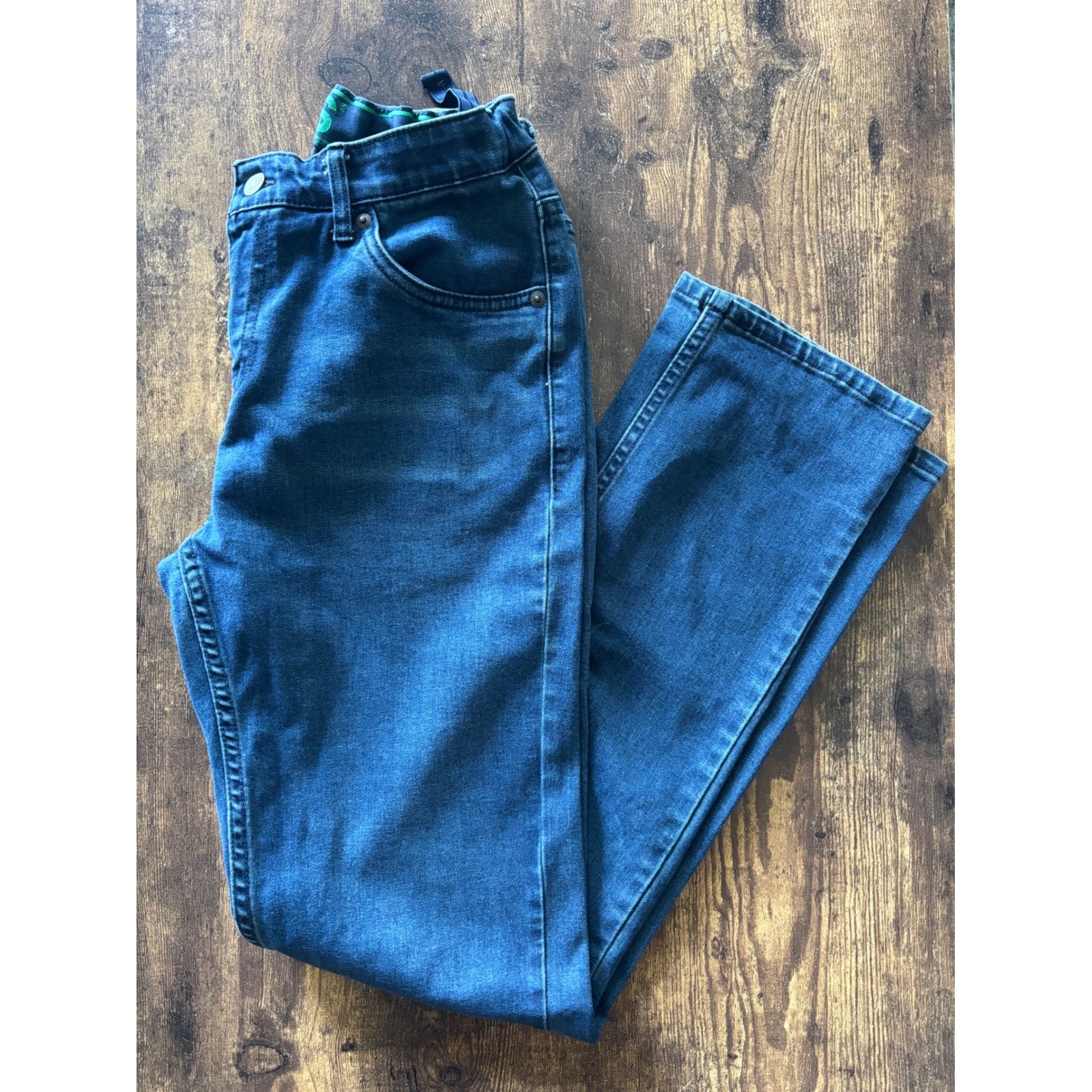 Levis 511 Slim Fit Boys Jeans Size 18 Reg W29 L31 Medium Wash Adjustable Waist