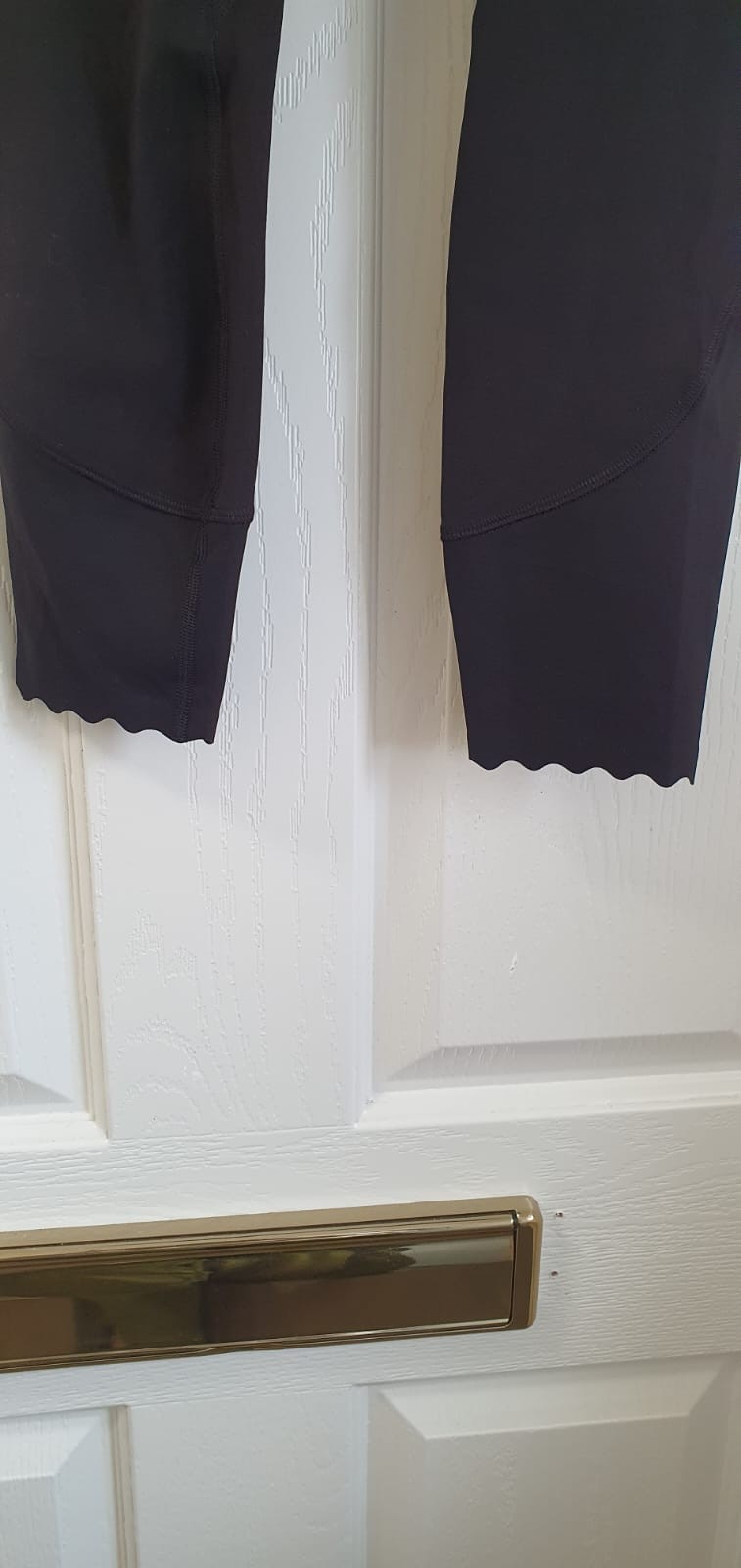 lululemon Align HR Pant 25″ Scallop Leggings Black US 0/UK 4 High Rise Pockets