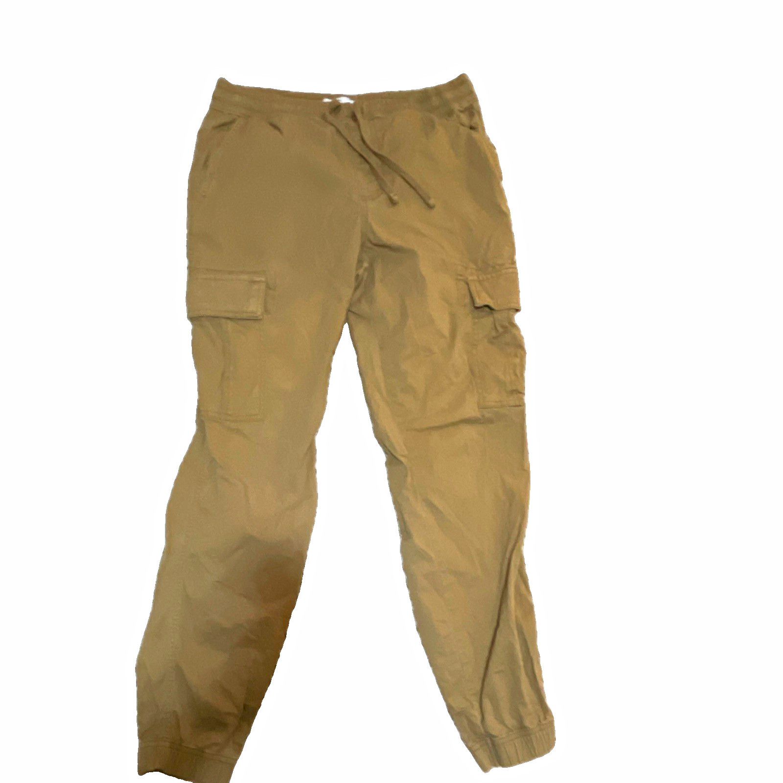 Sonoma Goods For Life Men’s Beige Cargo Pants S 30W Drawstring Elastic Pockets