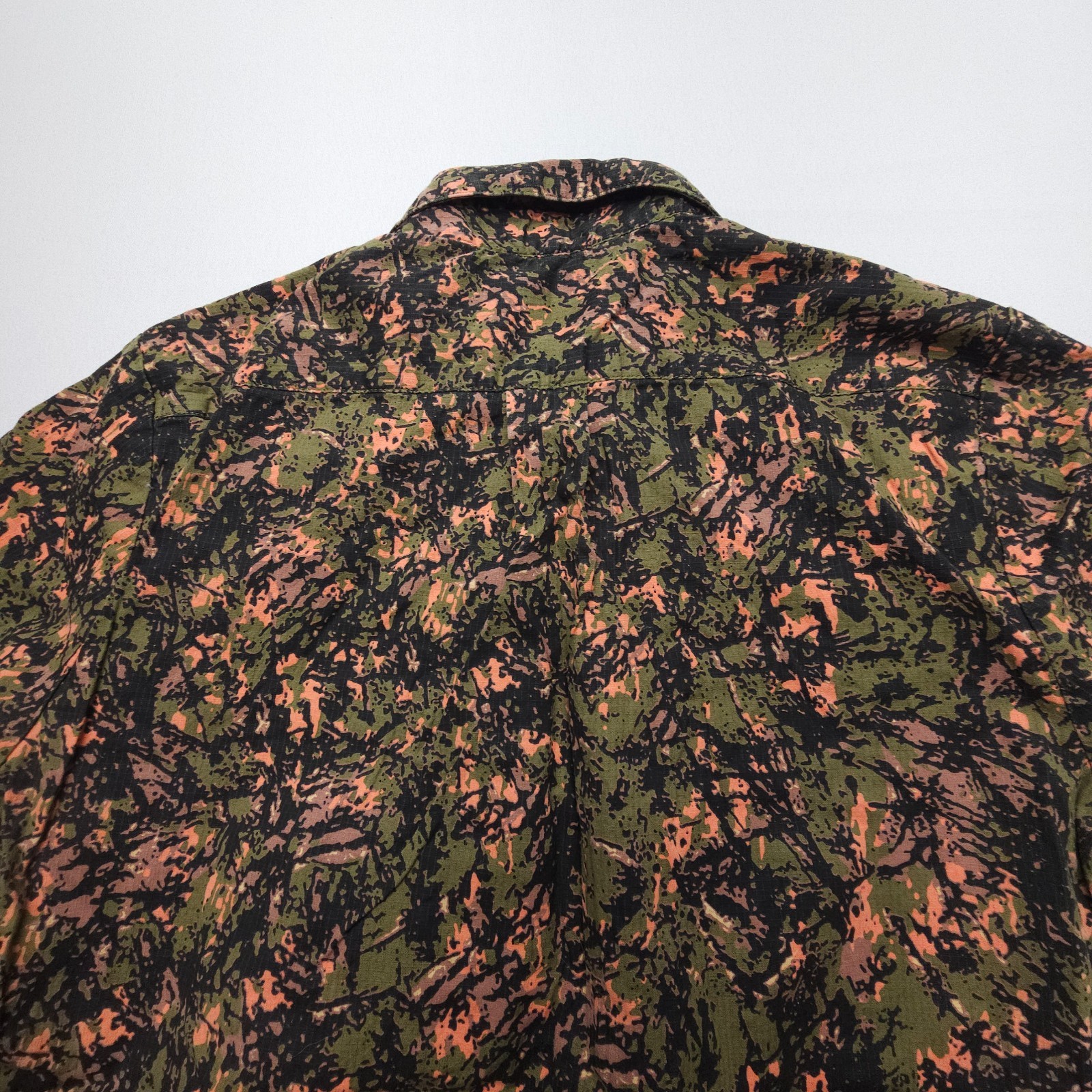 Volcom Short Sleeve Button Shirt Mens Medium Camo Print Classic Coastal Skate
