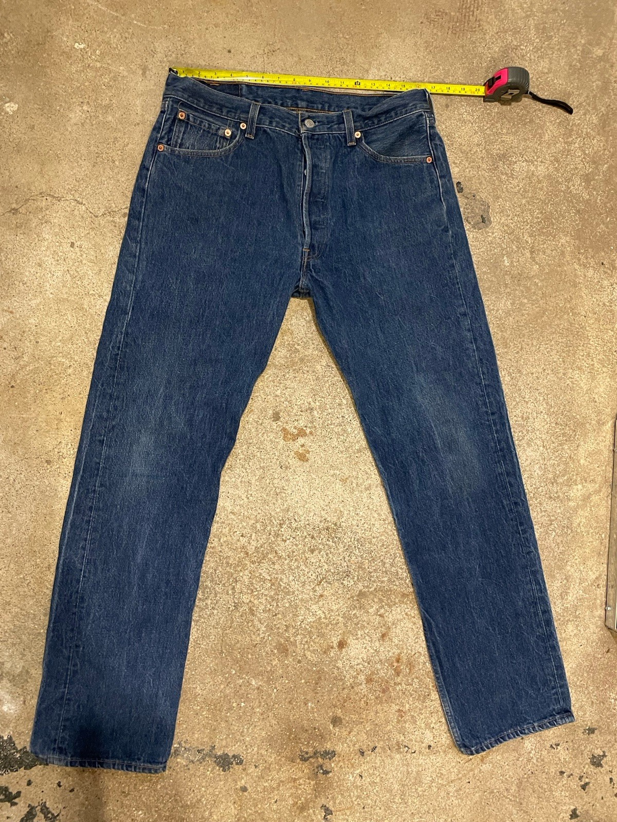 Levi’s 501xx Straight Fit Men’s Jeans 33/32 – Dark Wash