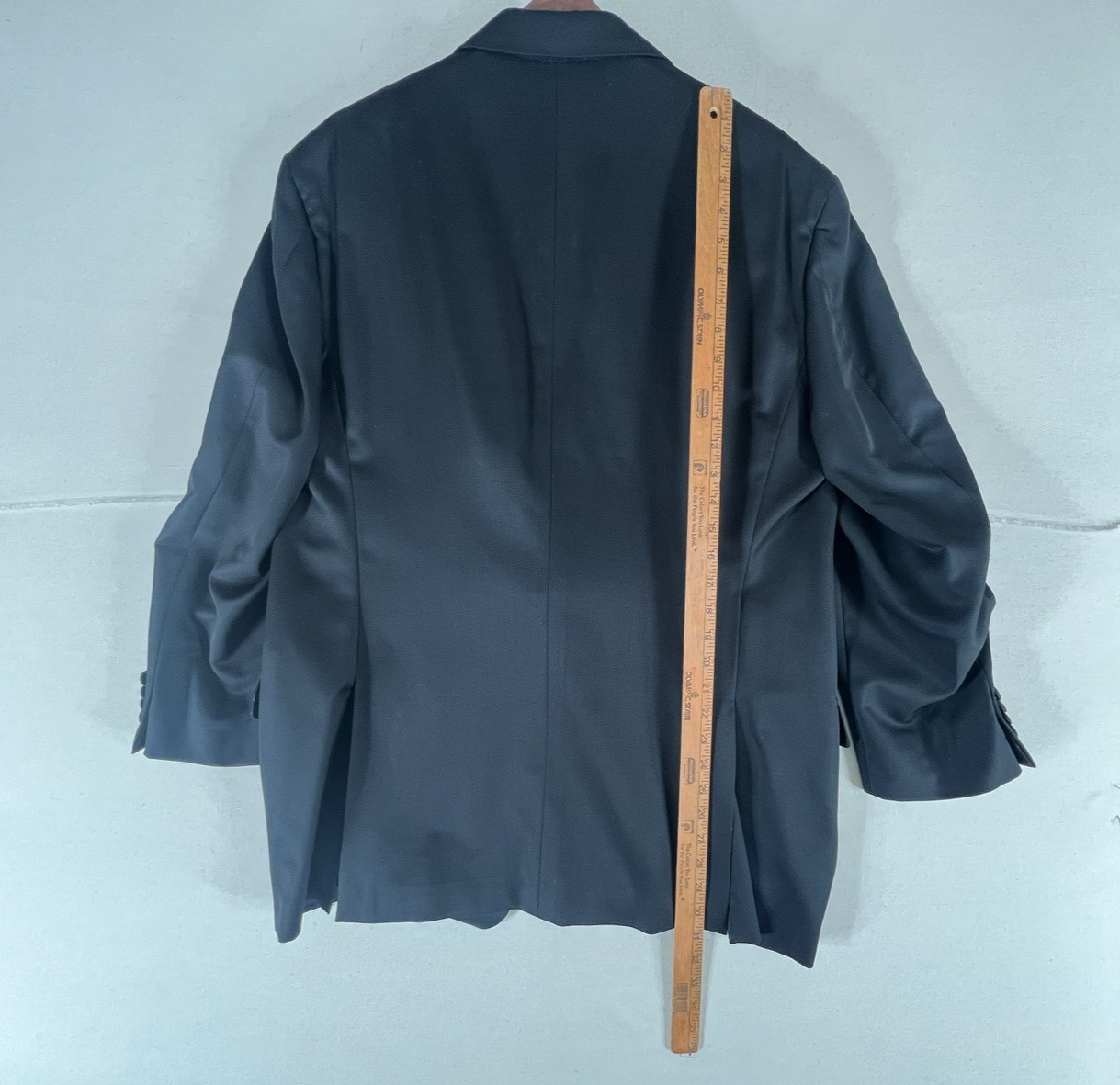 Hickey Freeman Tuxedo Jacket for Carroll & Co Mens 42R Wool Black Peak Lapel USA