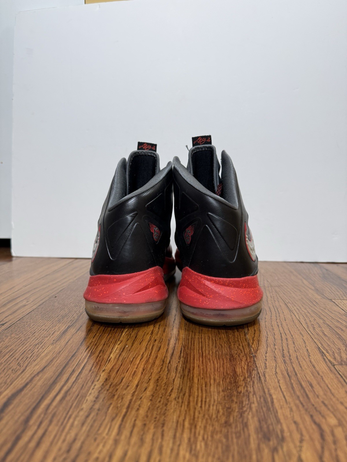 Nike LeBron 10+ Sport Pack “Pressure” Black Red 2021 542244-001 Mens Size 10