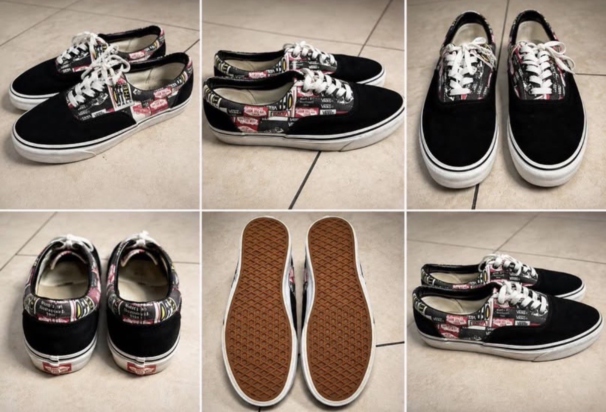 MOVE-OUT SALE: Vans Era Off The Wall Logo Print Sneakers VN0009QC6BT