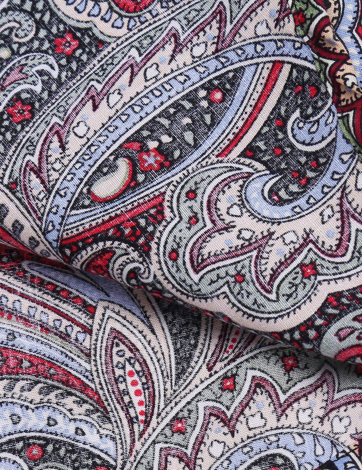 Men’s Floral Print Button Down Casual Long Sleeve Hawaiian Shirt(Wine Red,L)