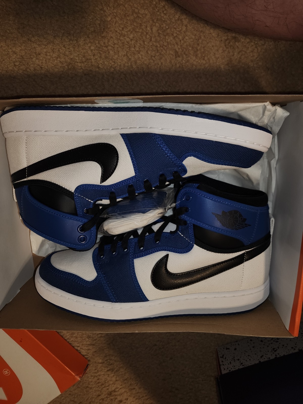 Air Jordan 1 Nike AJKO Storm Blue/White/Black Sneaker DO5047-401