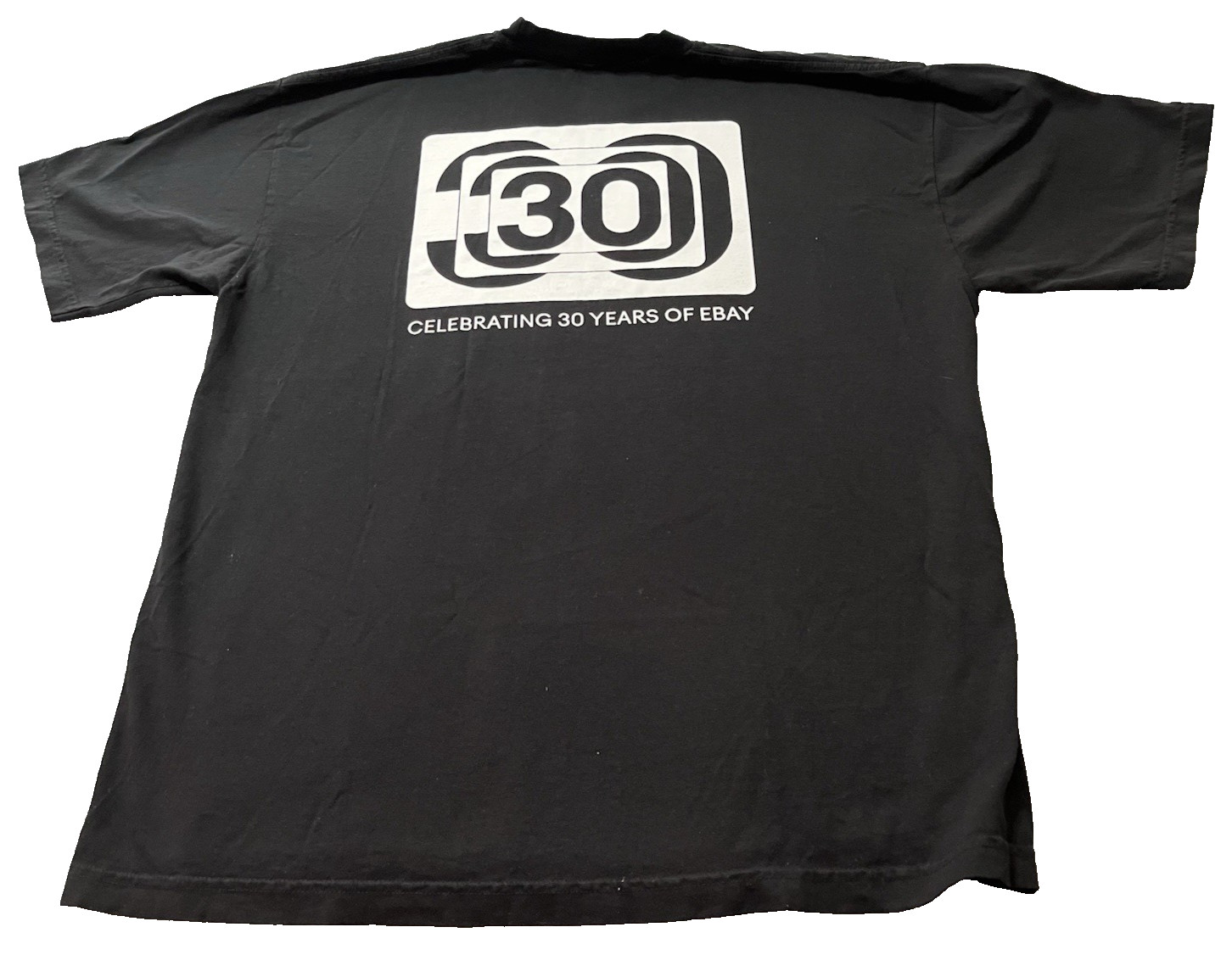 NWOT Authentic eBay 30 Years T Shirt Size X-Large Black NEW Made in USA F/S