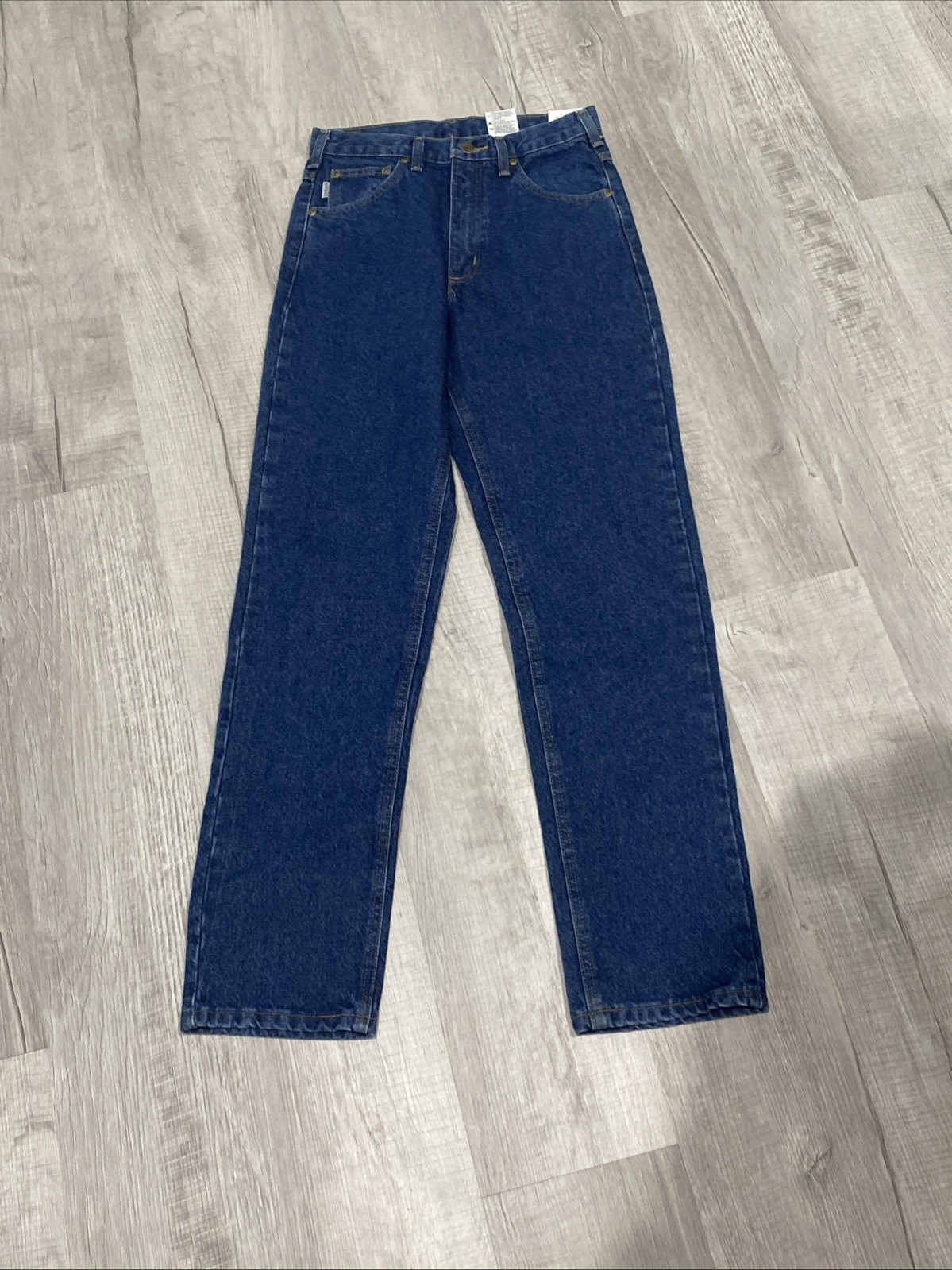 Carhartt B17 DST Relaxed Fit Tapered Leg Jeans Men’s 28 X 32 Dark Stonewash Blue