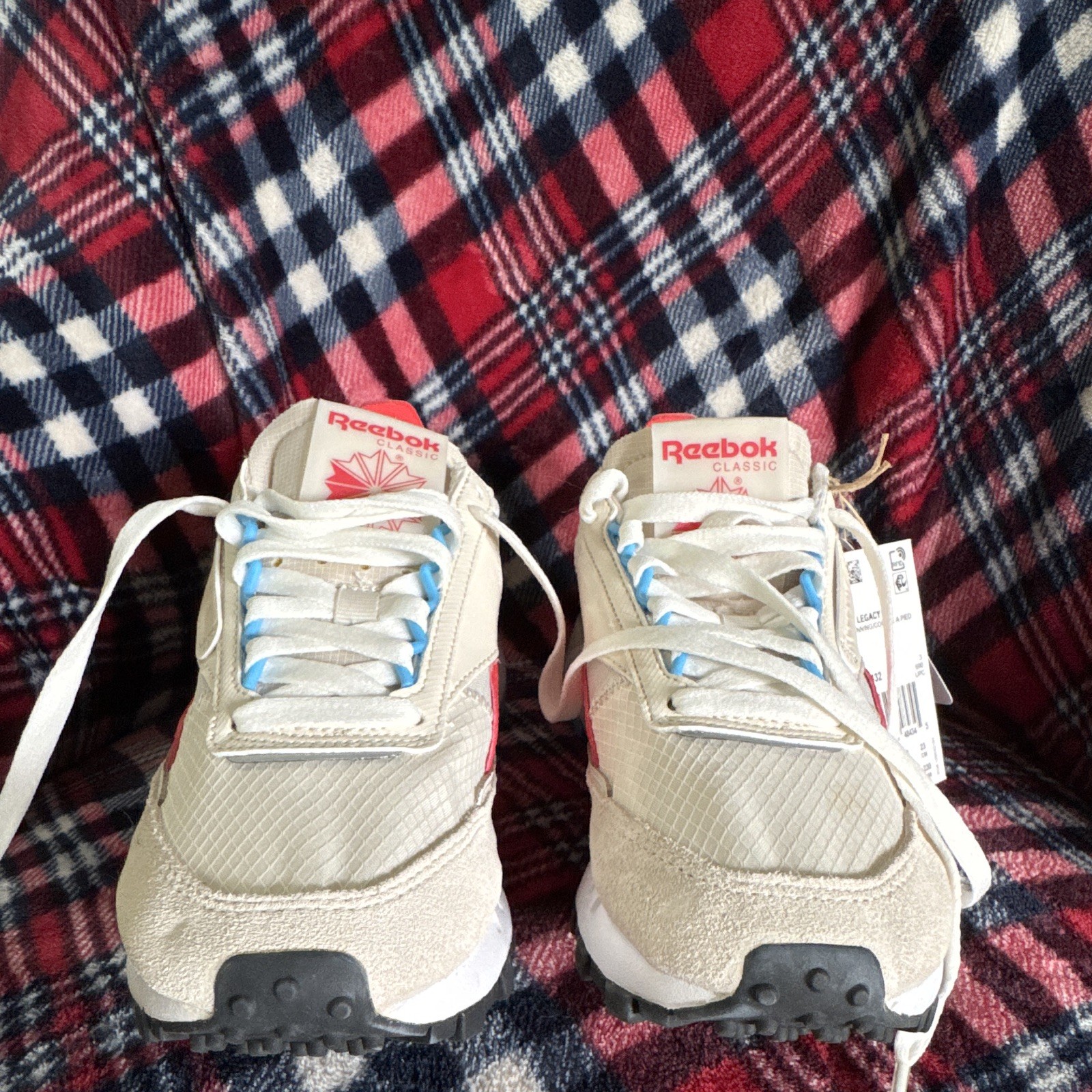 Reebok CL Legacy Low Top Lace-Up Running Sneakers Chalk/Alabaster FY7432