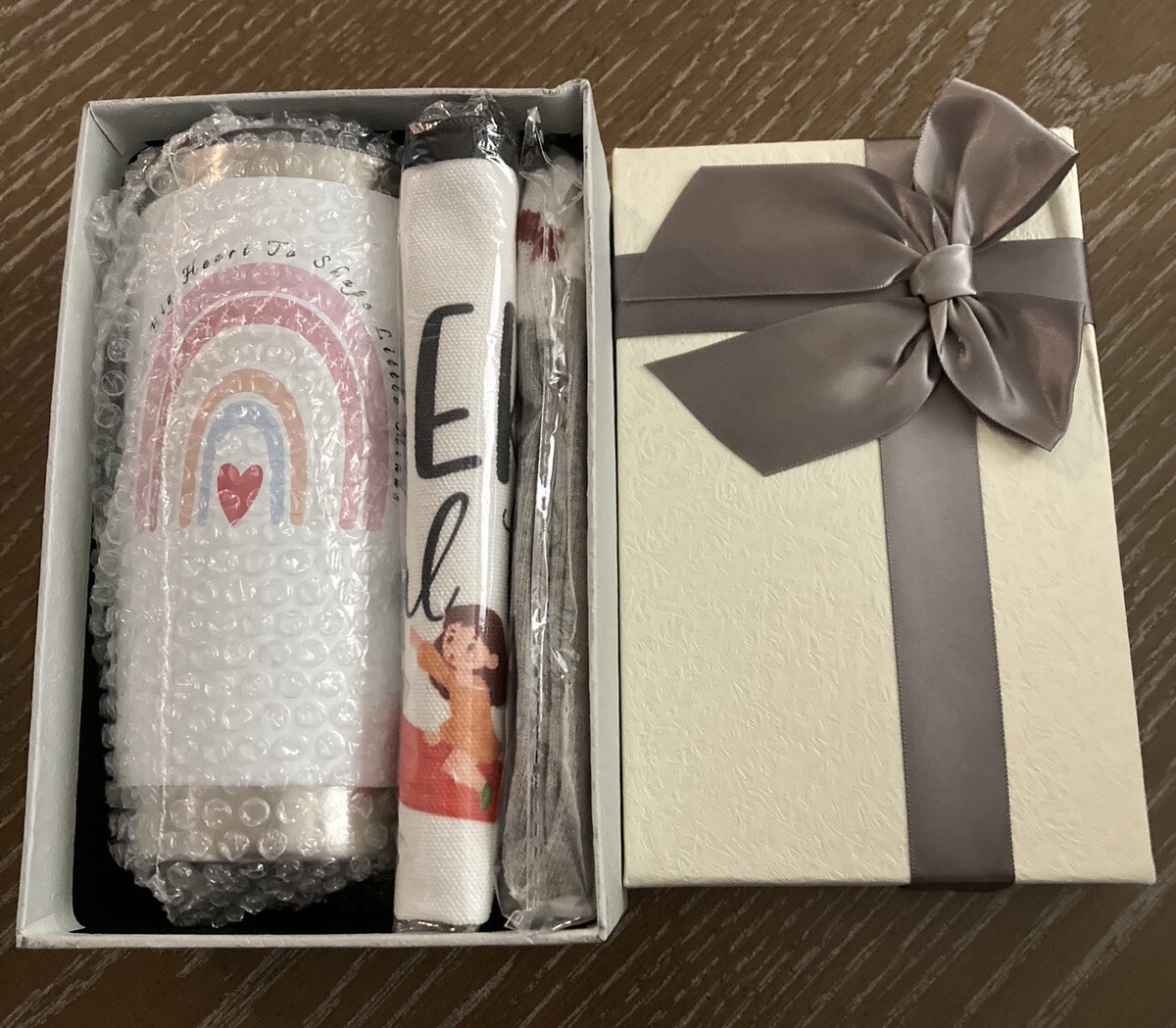 Teacher Survival Kit Appreciation Gift Pencil Pouch Cosmetic Socks Thermal Cup