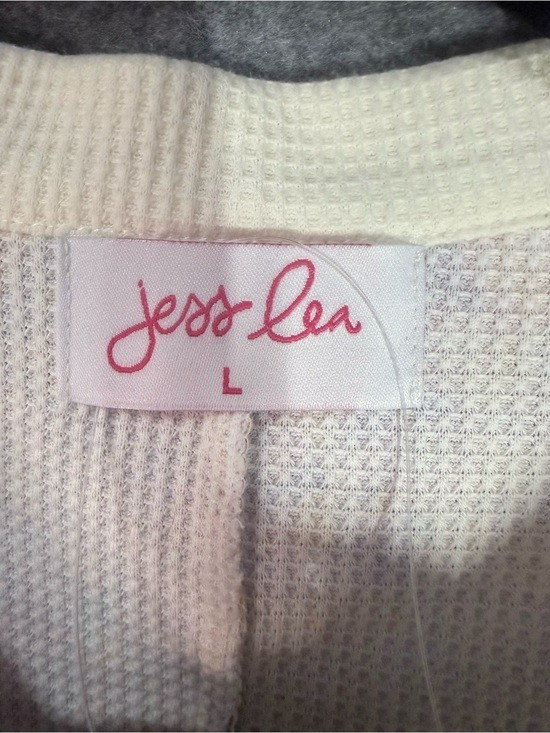 NWT Jess Lea Day Dreamer Colorblock Waffle Knit Two Toned Top Size Large. The D