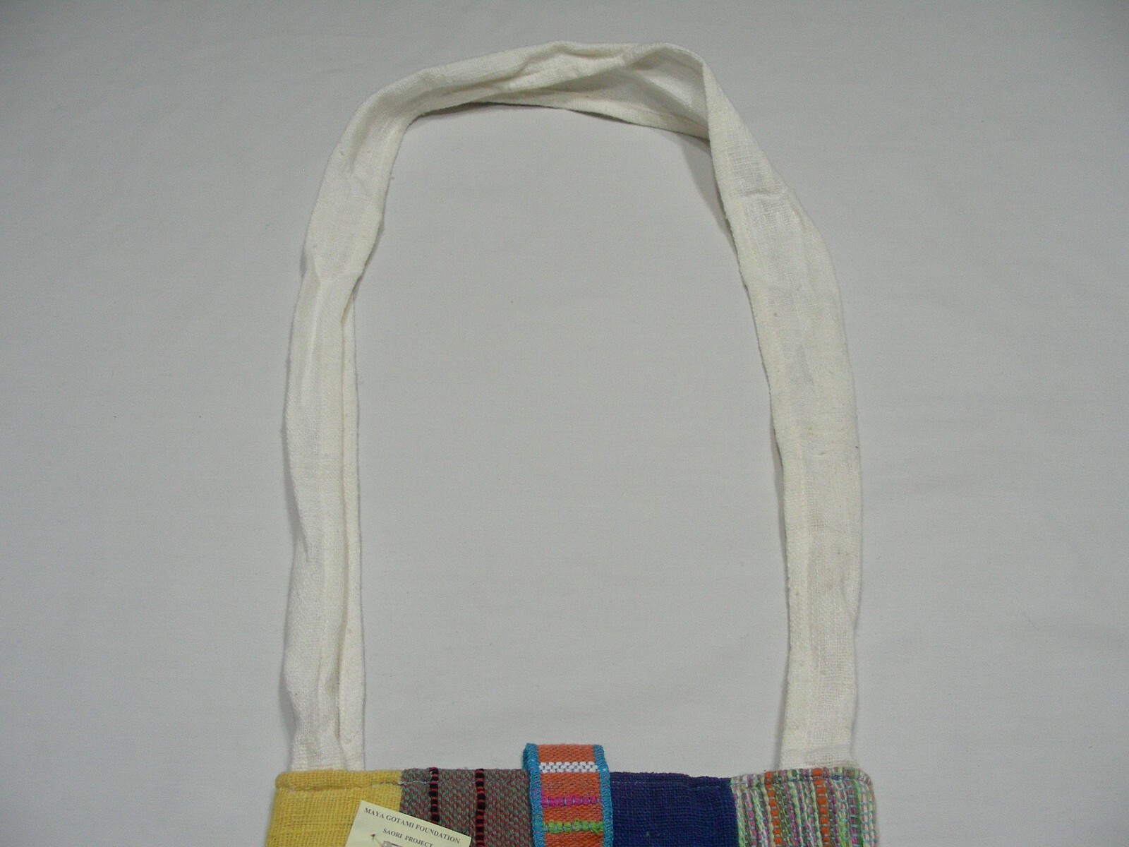 SAORI For Tsunami Thailand – Hand Sewn Wool – Medium Size Shoulder Bag Purse!